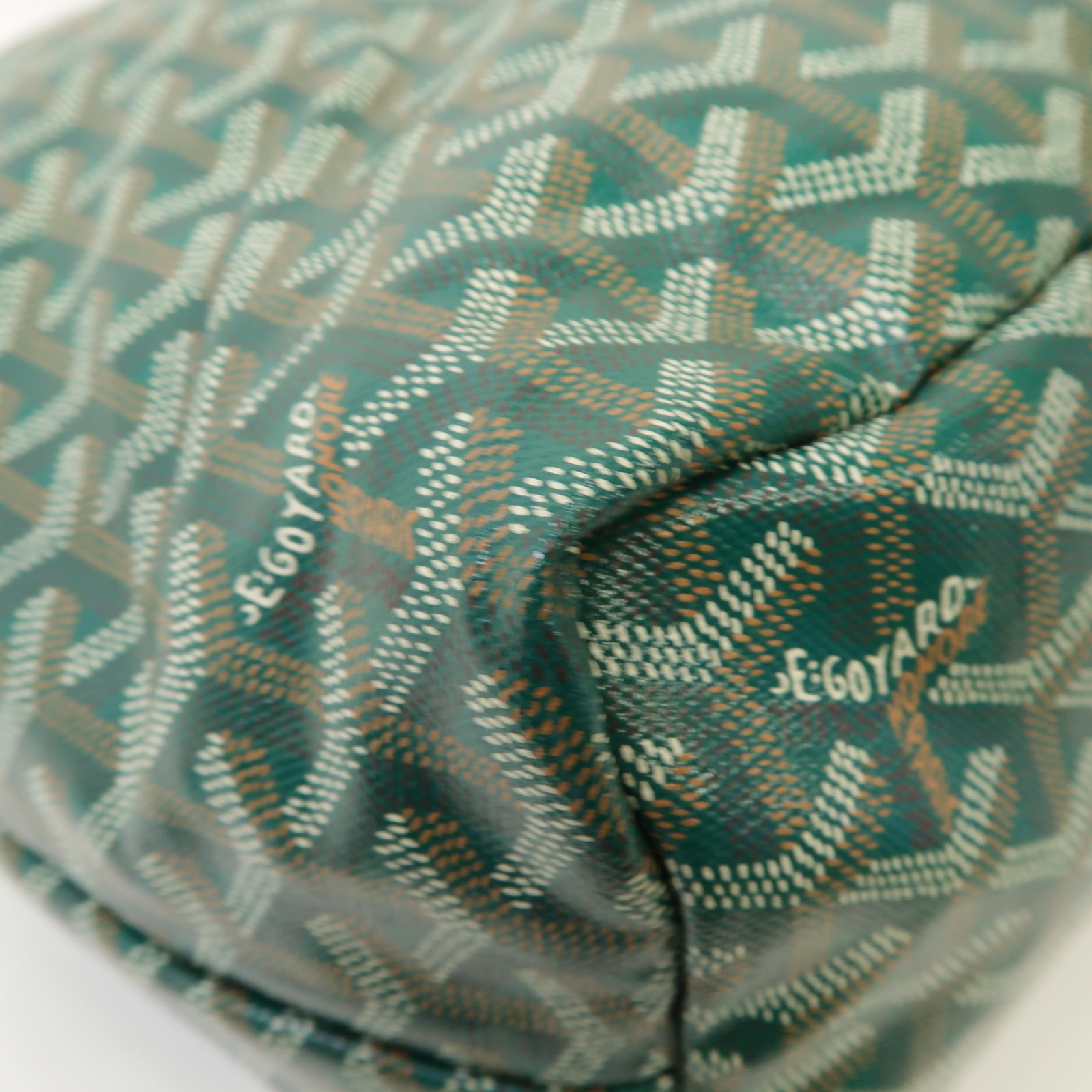 GOYARD 塗層帆布Saint Louis肩背袋綠色