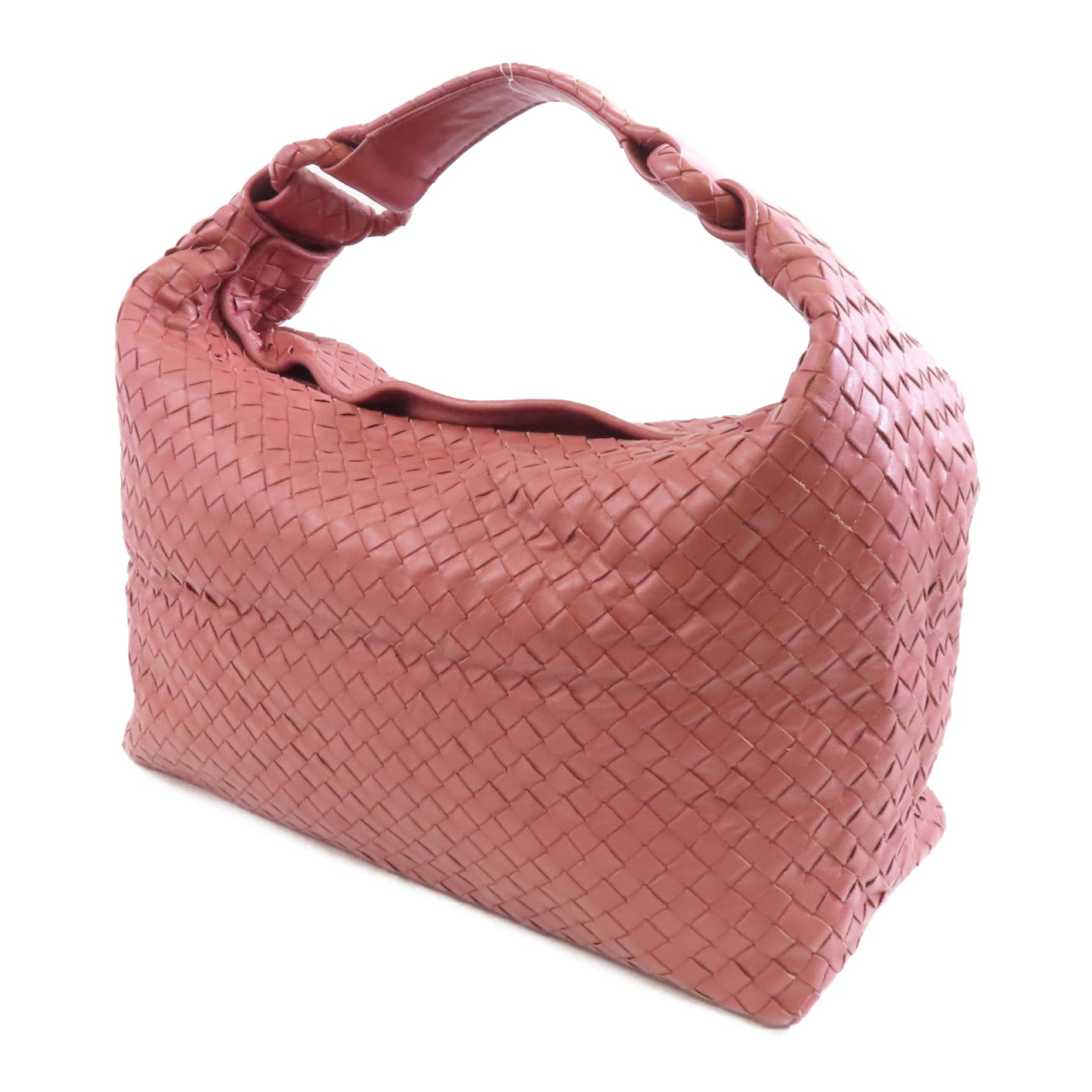 BOTTEGA VENETA 皮革Shoulder Bag肩背袋粉紅色
