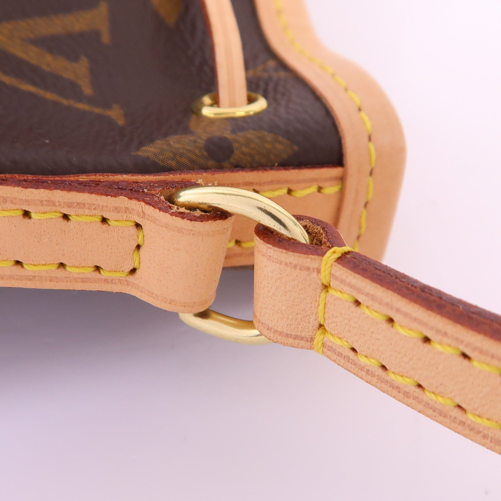 LOUIS VUITTON Monogram Nano Noe金扣肩背袋