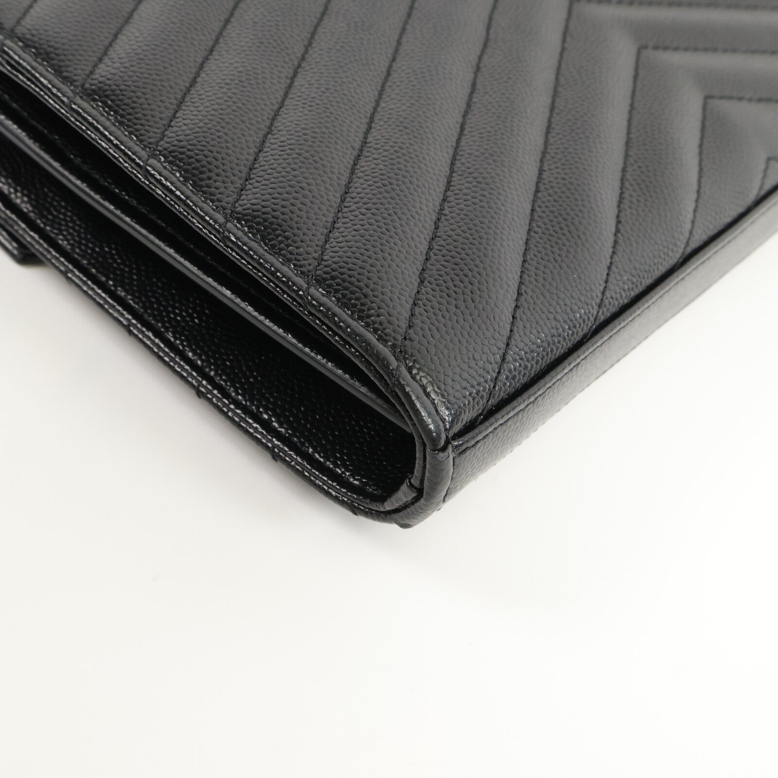 SAINT LAURENT 牛皮皮革Cassandre Envelope肩背袋