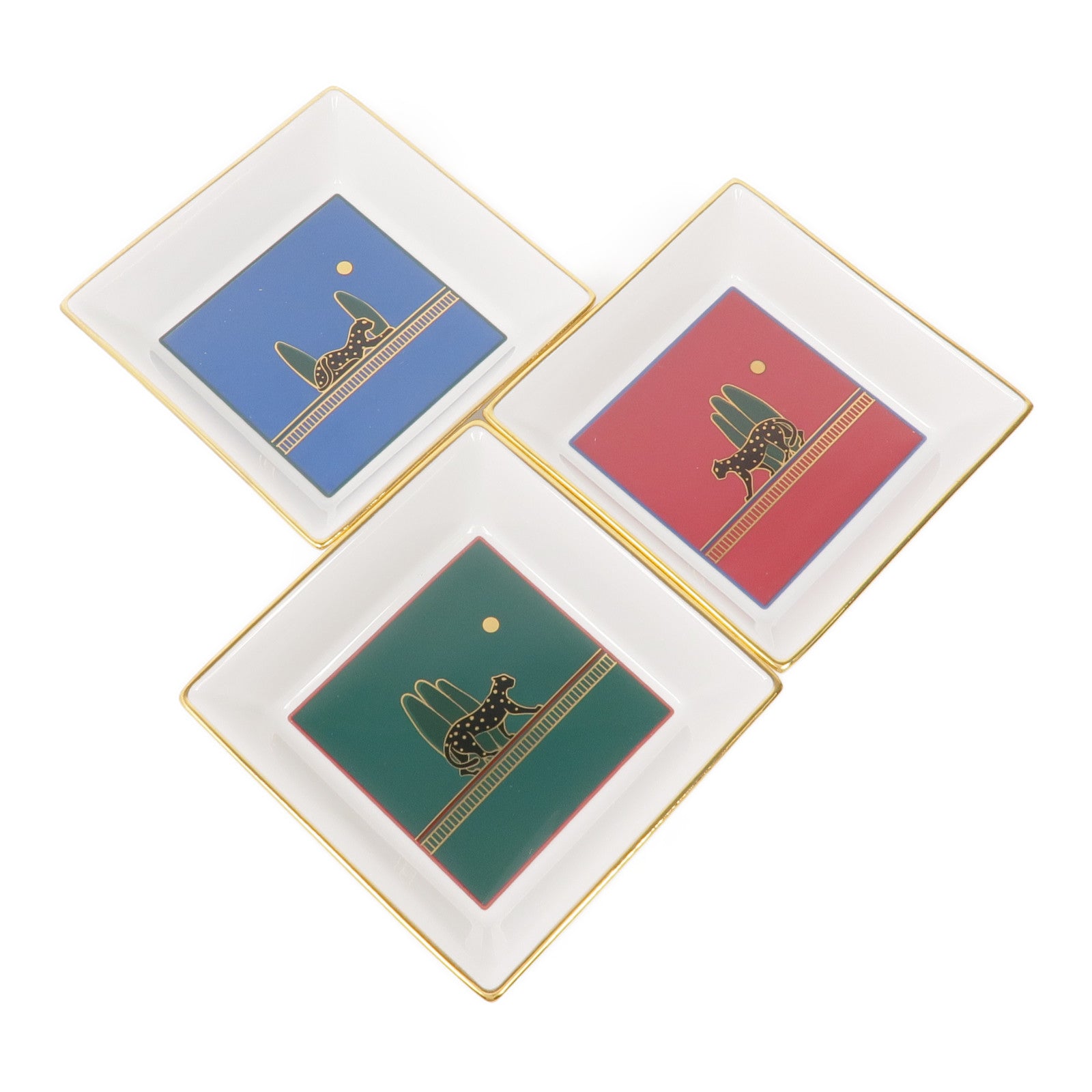 CARTIER 瓷Panthère de Cartier Set of 3 Trays托盤