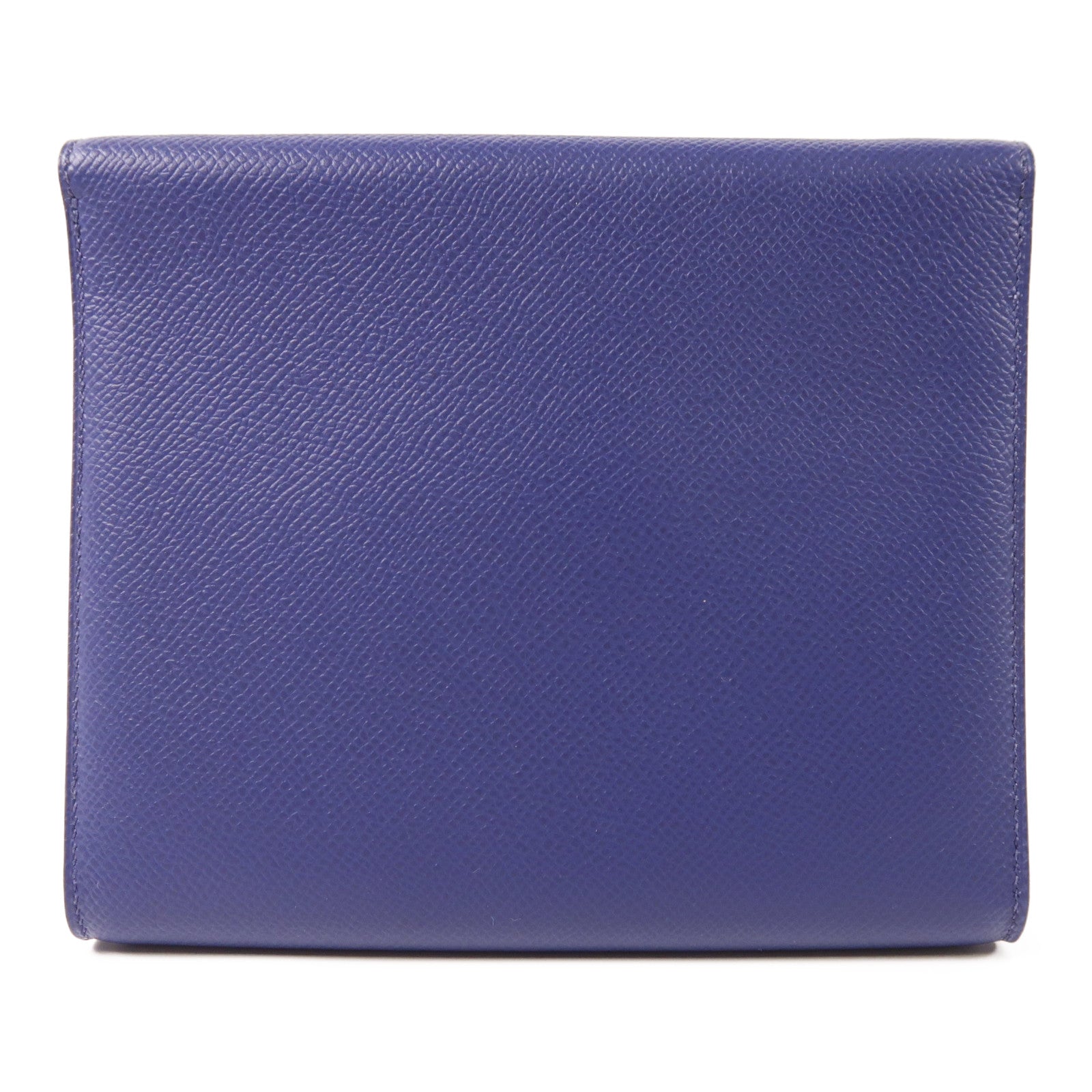 HERMES Epsom皮革Clic 16金扣肩背袋73 Bleu Saphir