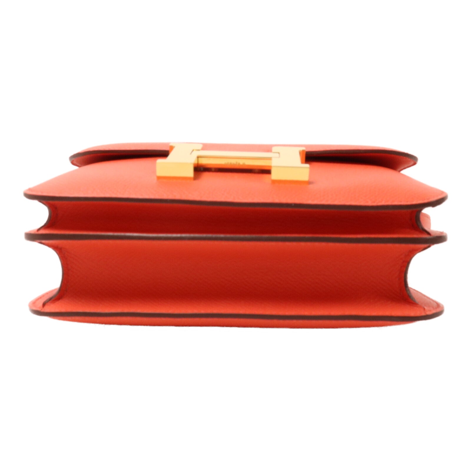 HERMES Epsom皮革Constance Mini肩背袋Rose Jaipur