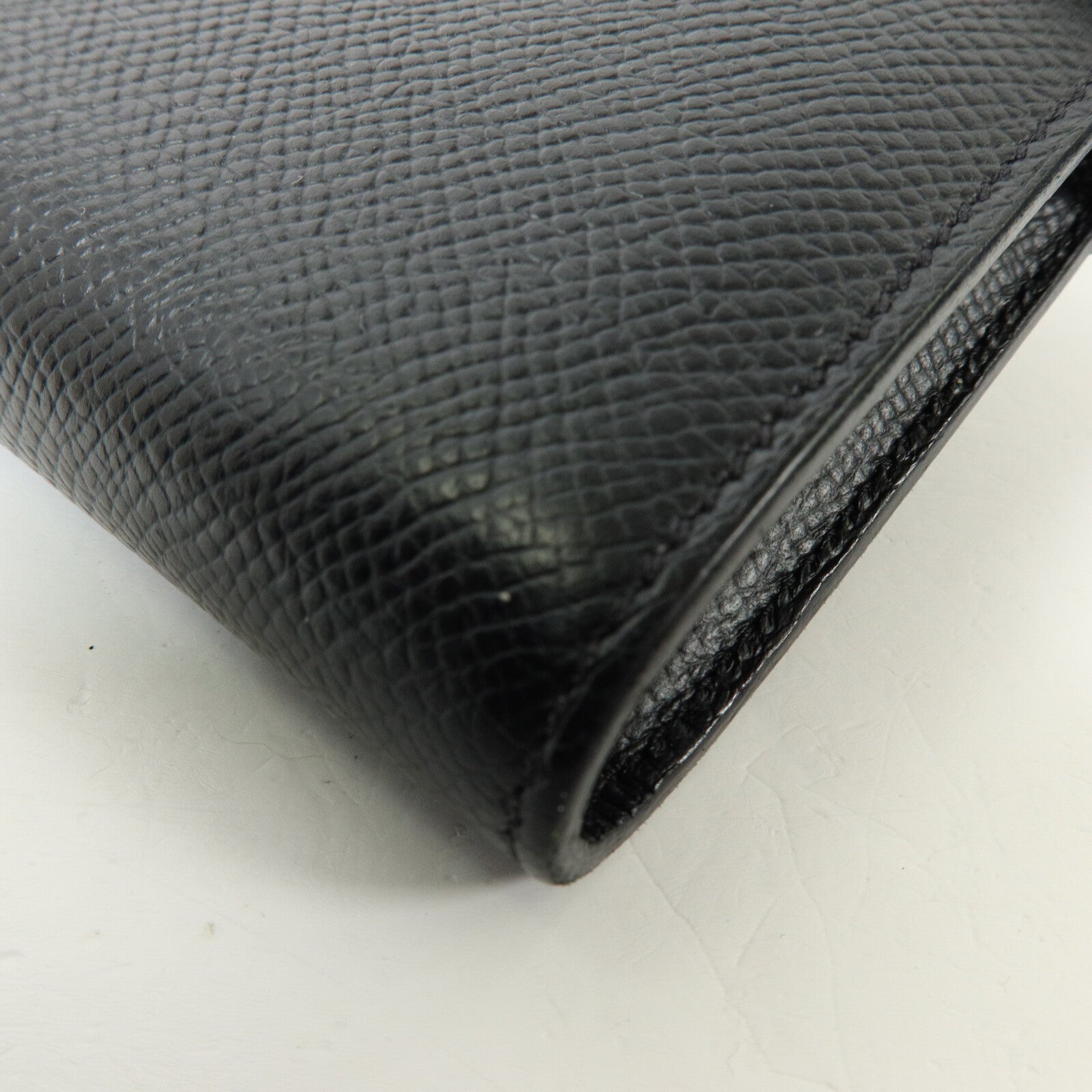 HERMES Epsom皮革Kelly Long Wallet長錢包Noir