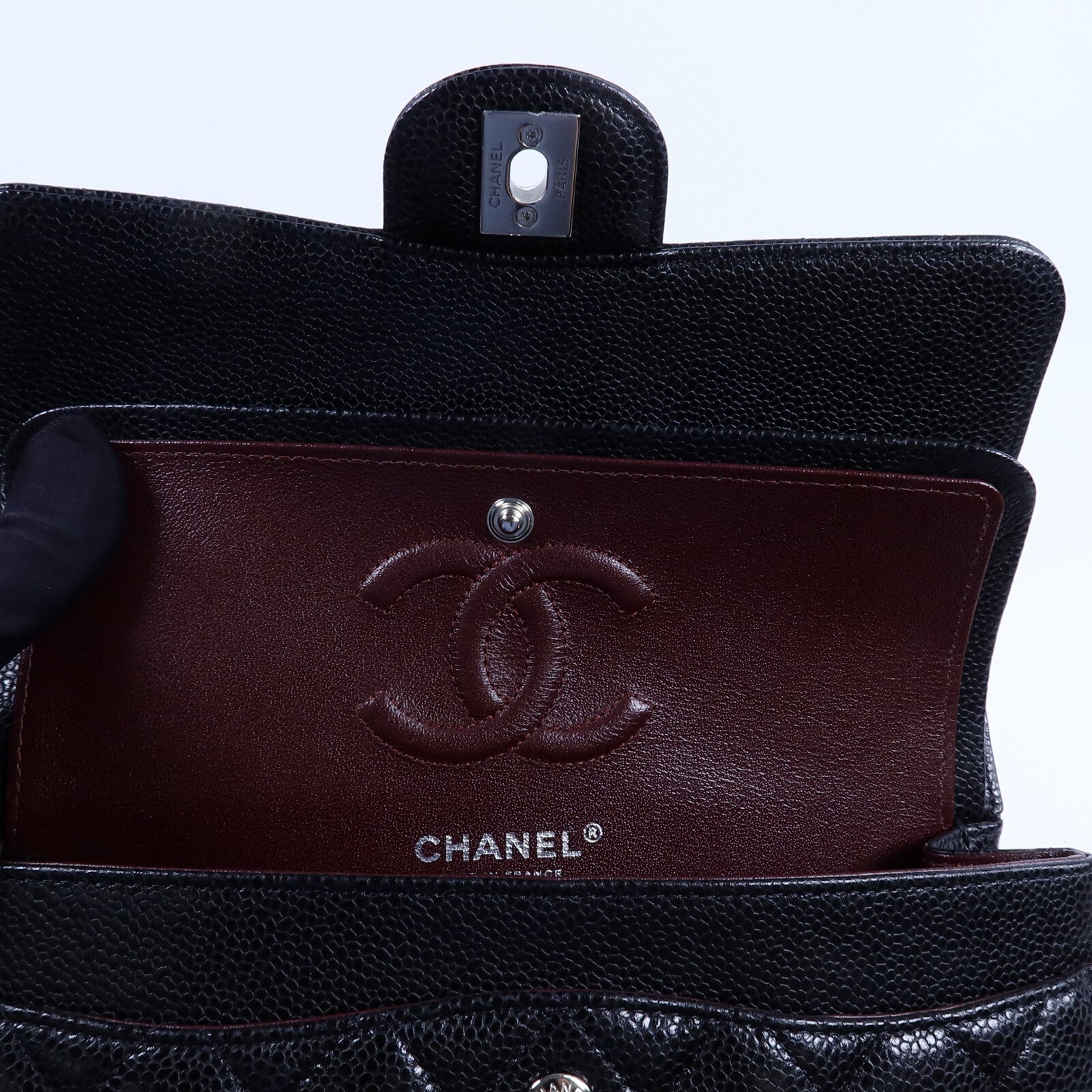 CHANEL 牛皮皮革Classic 23鏈帶肩背袋
