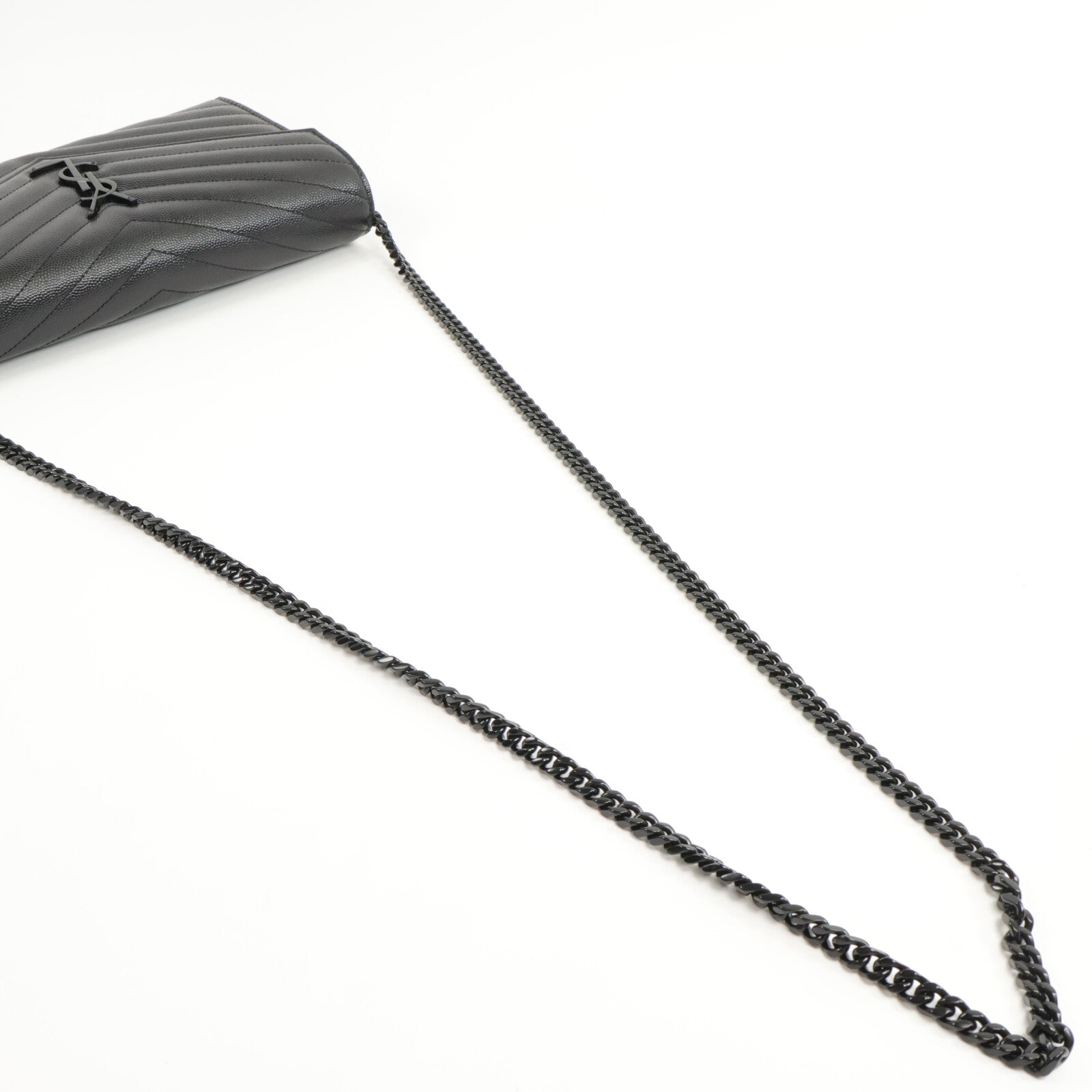 SAINT LAURENT 牛皮皮革Cassandre Envelope肩背袋