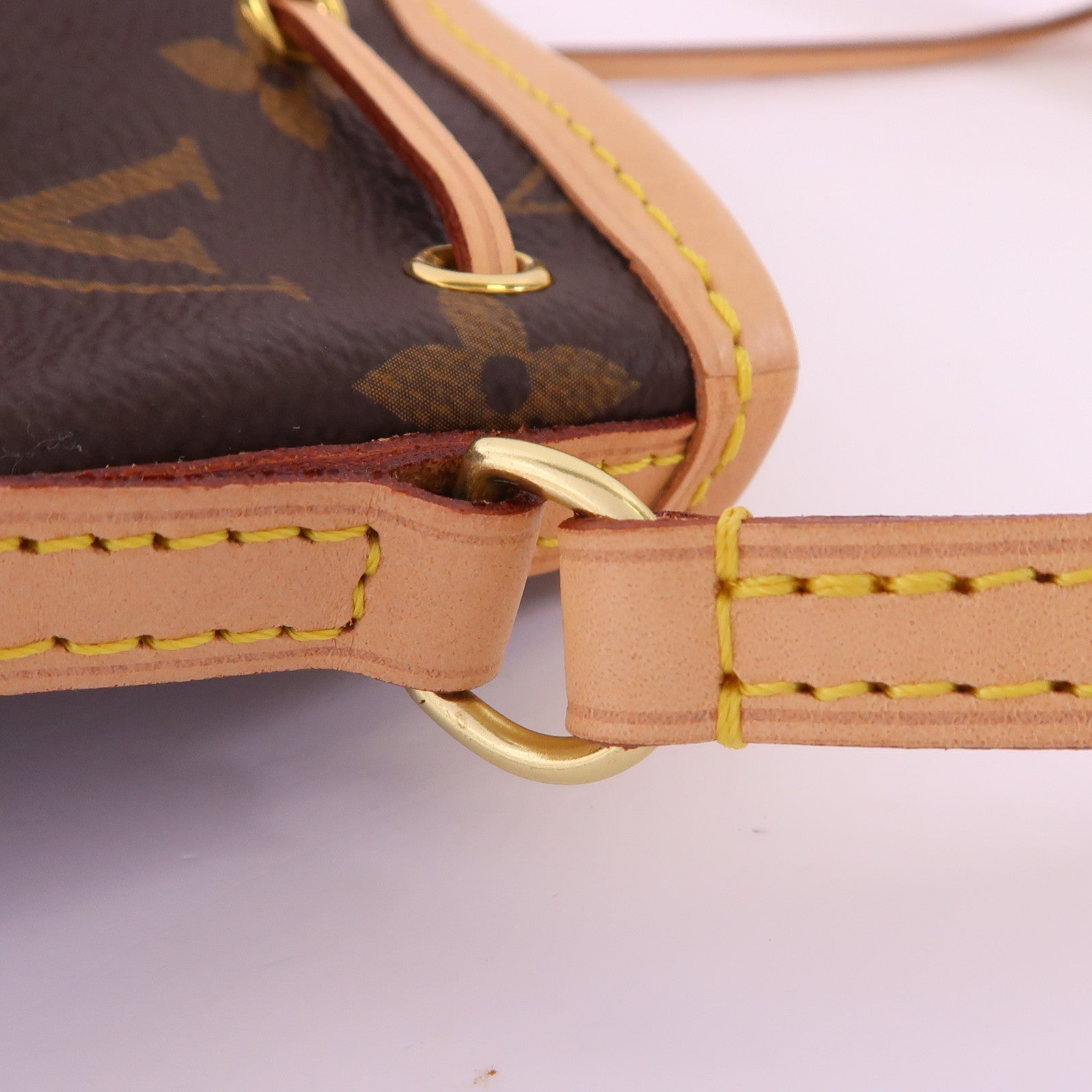 LOUIS VUITTON Monogram Nano Noe金扣肩背袋