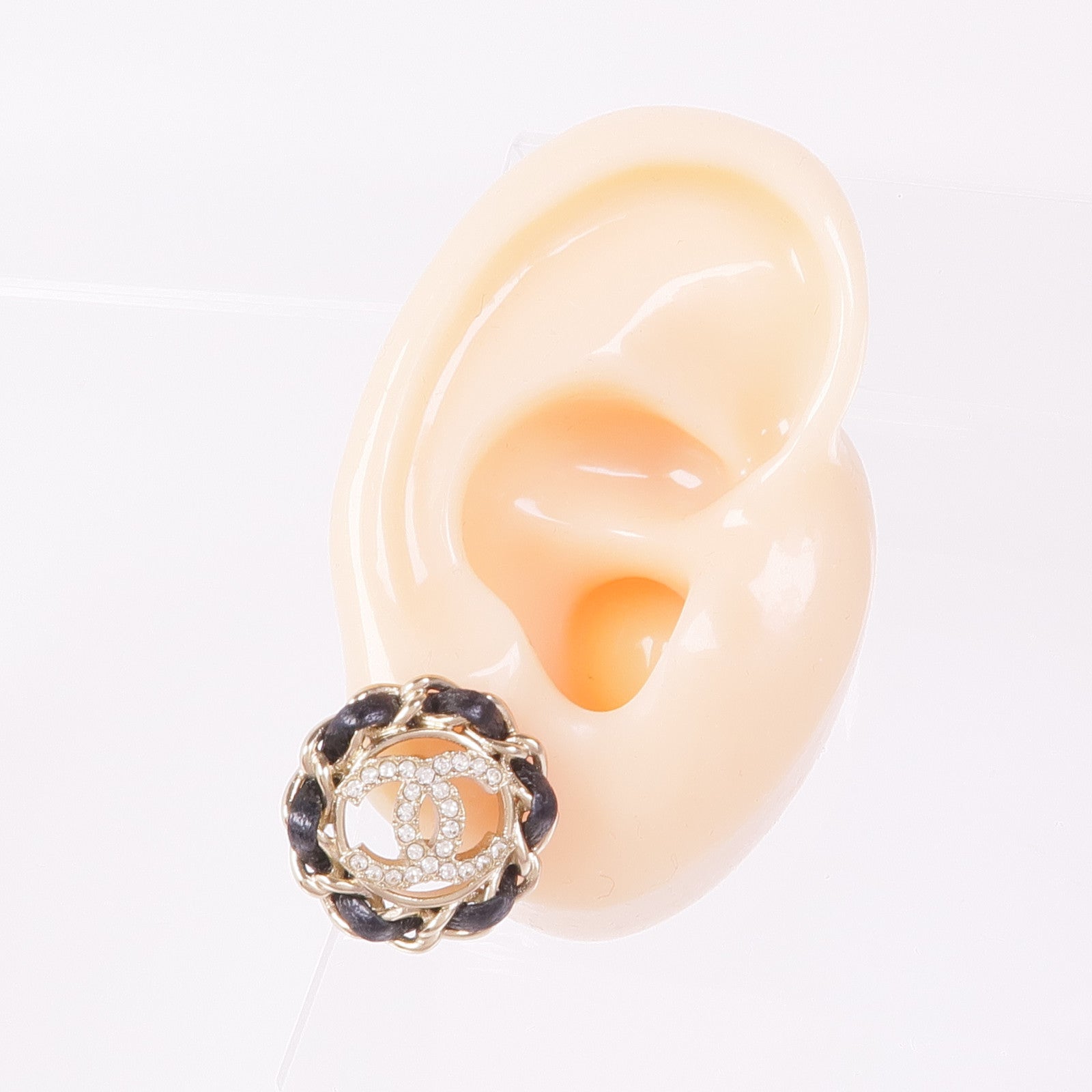 CHANEL 金屬/皮革Earrings耳環