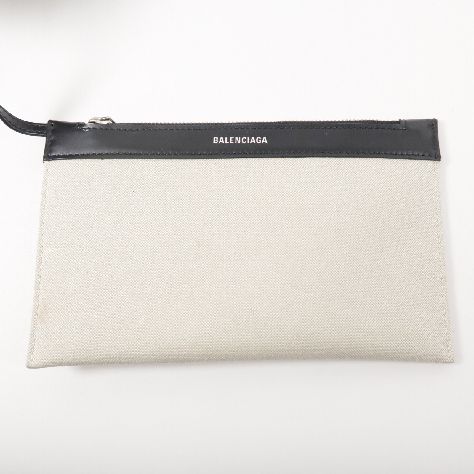 BALENCIAGA 牛皮皮革/帆布Navy Cabas Small手挽袋