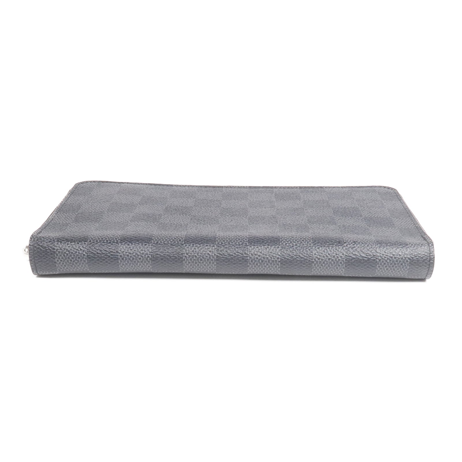 LOUIS VUITTON Damier Graphite Zippy Organizer銀扣長錢包