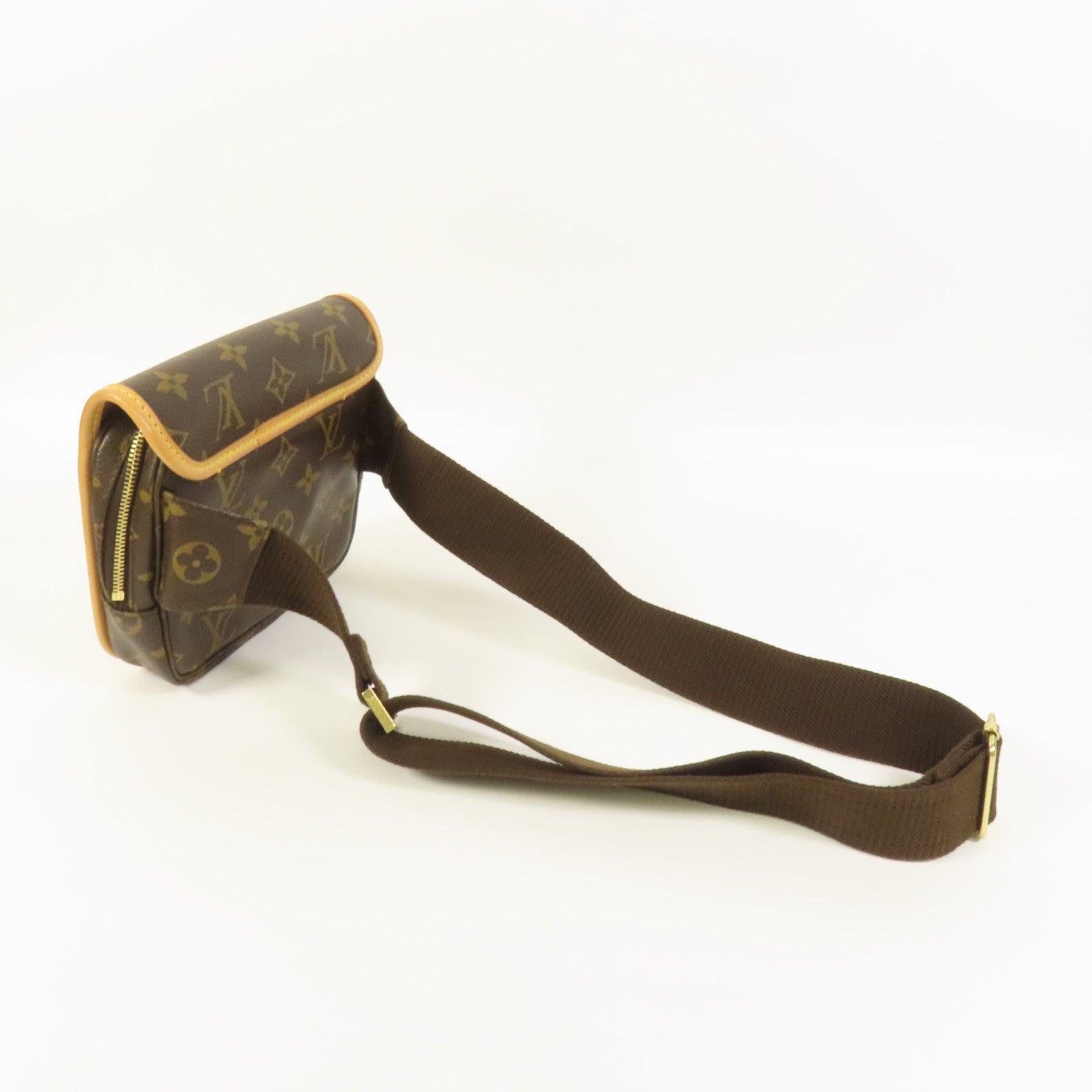 LOUIS VUITTON Monogram Bosphore Waist Bum Bag金扣腰包