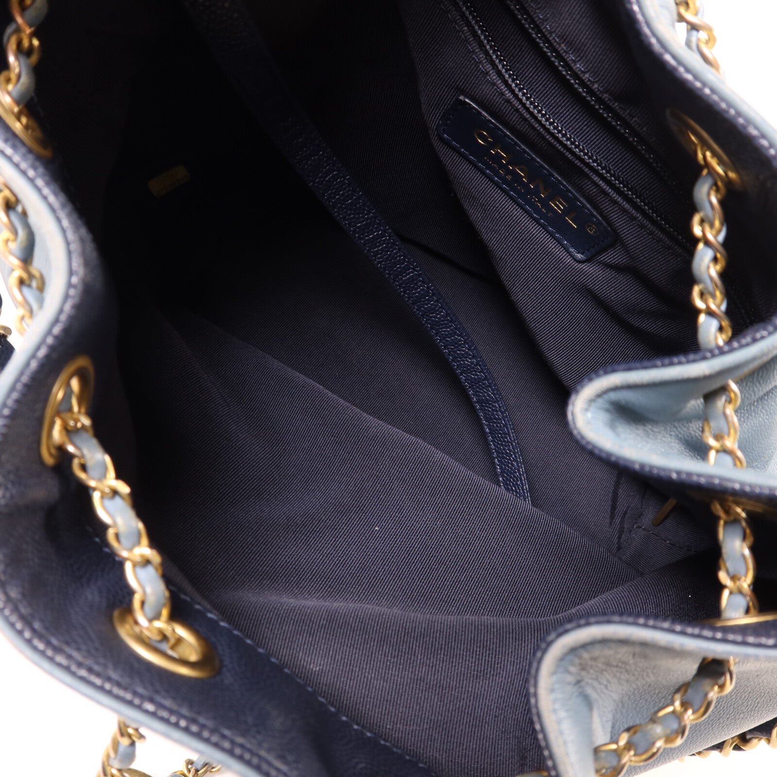 CHANEL 【激減優惠】羊皮皮革Chain Shoulder金扣鏈帶肩背袋