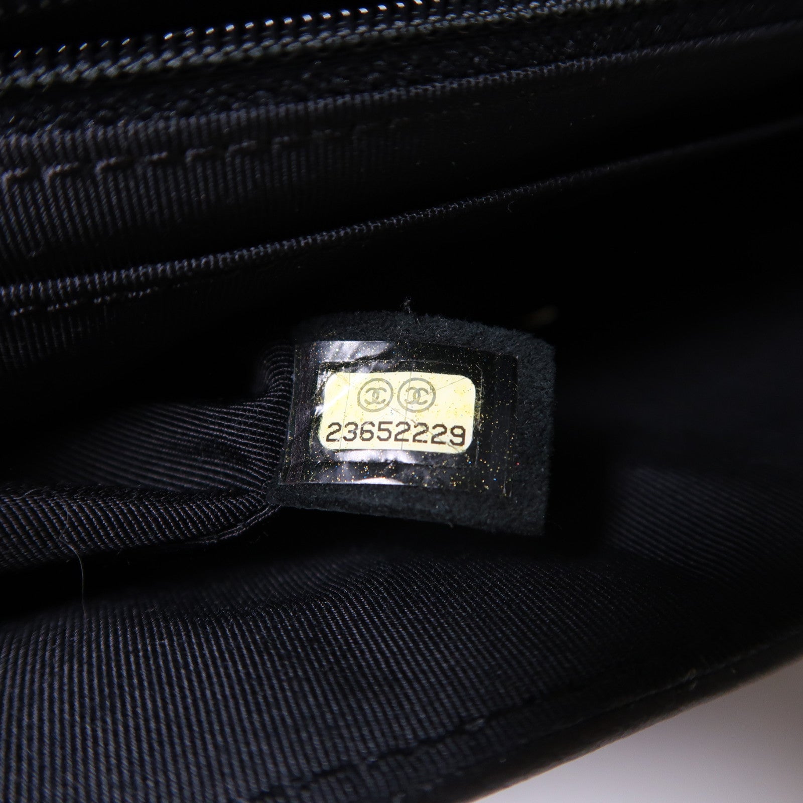 CHANEL 牛皮皮革Shoulder Bag銀扣鏈帶肩背袋黑色