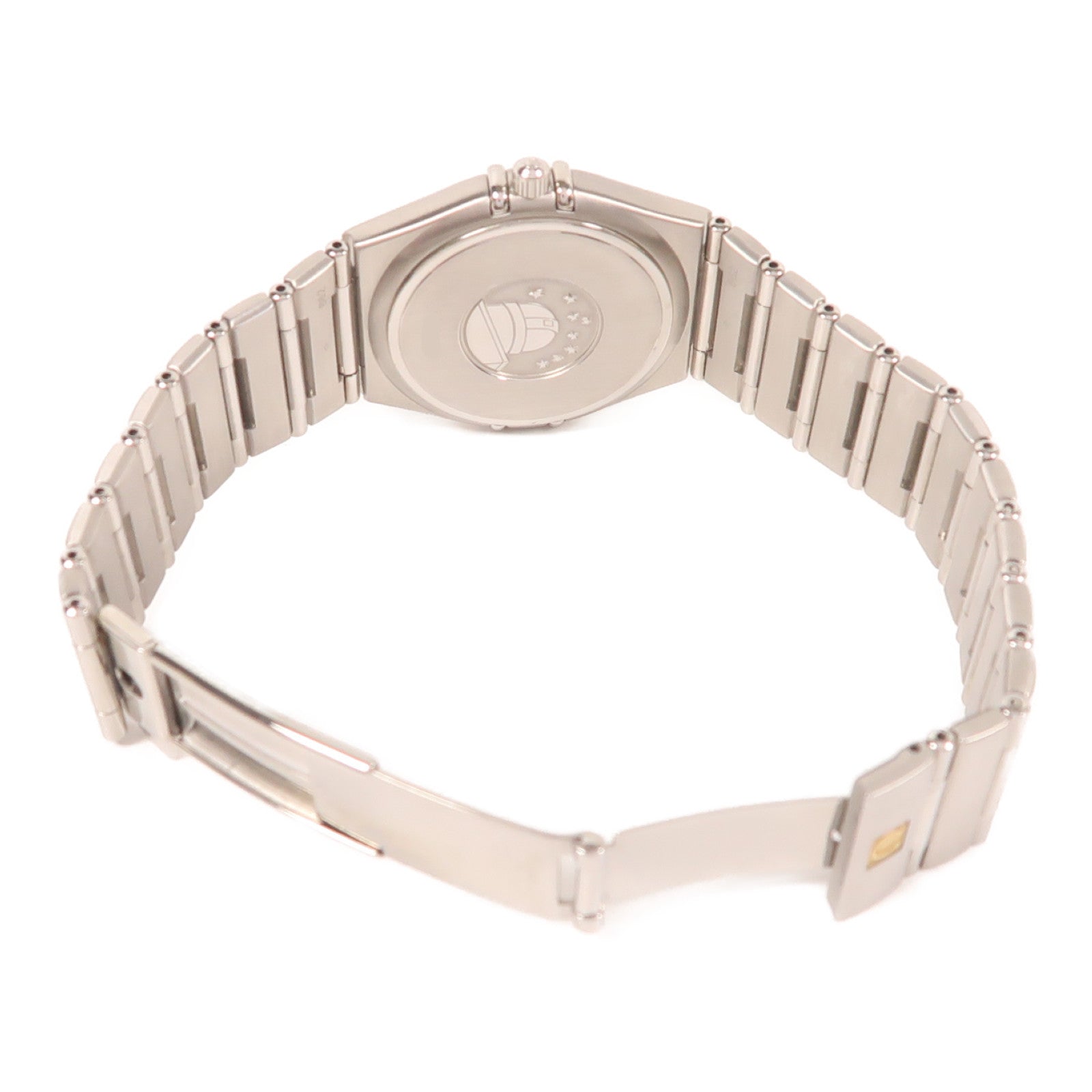 OMEGA Constellation不鏽鋼手錶石英機芯白色