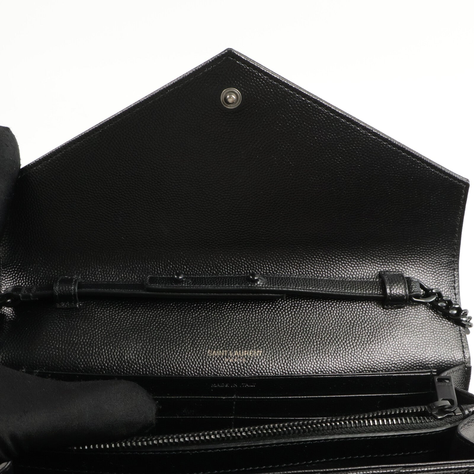 SAINT LAURENT 牛皮皮革Cassandre Envelope肩背袋