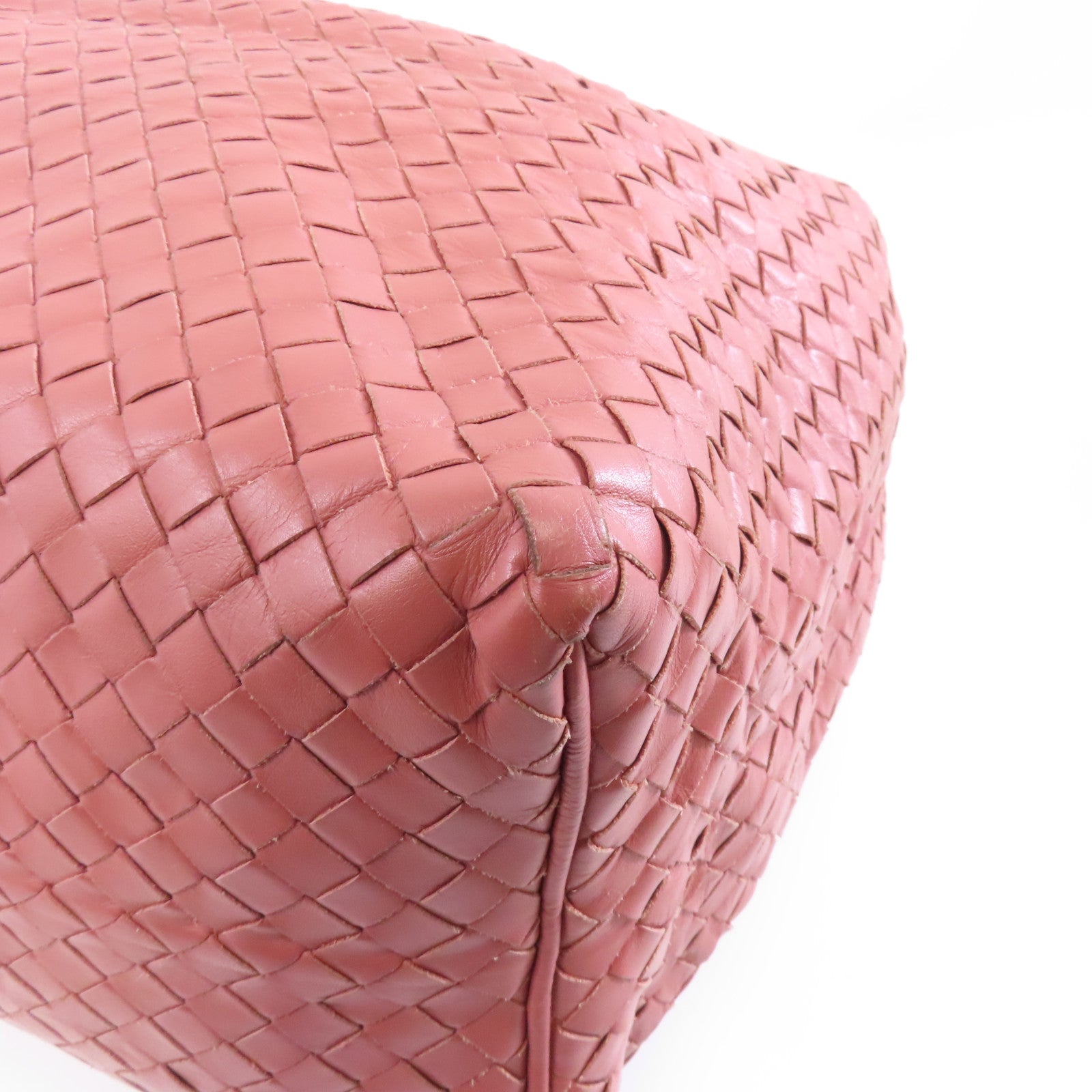 BOTTEGA VENETA 皮革Shoulder Bag肩背袋粉紅色