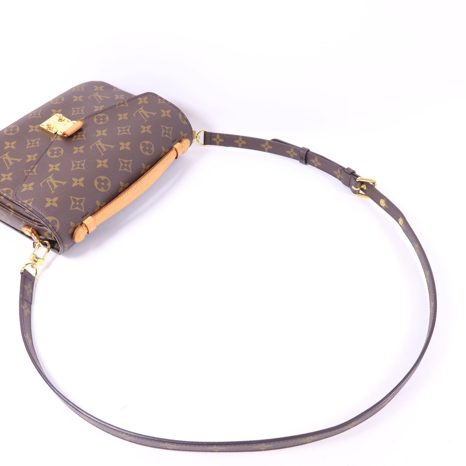 LOUIS VUITTON Monogram Pochette Metis MM金扣手挽肩背兩用袋