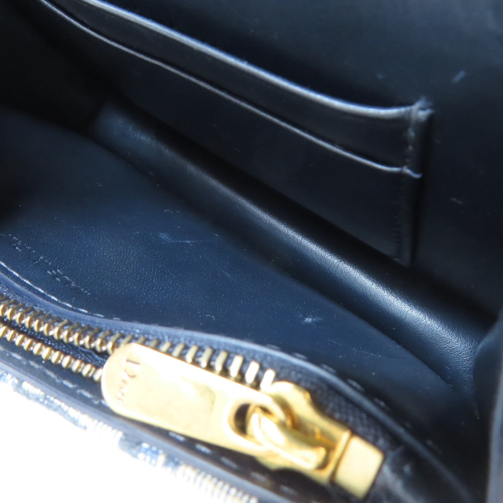 Dior 帆布Waist Bag金扣腰包藍色