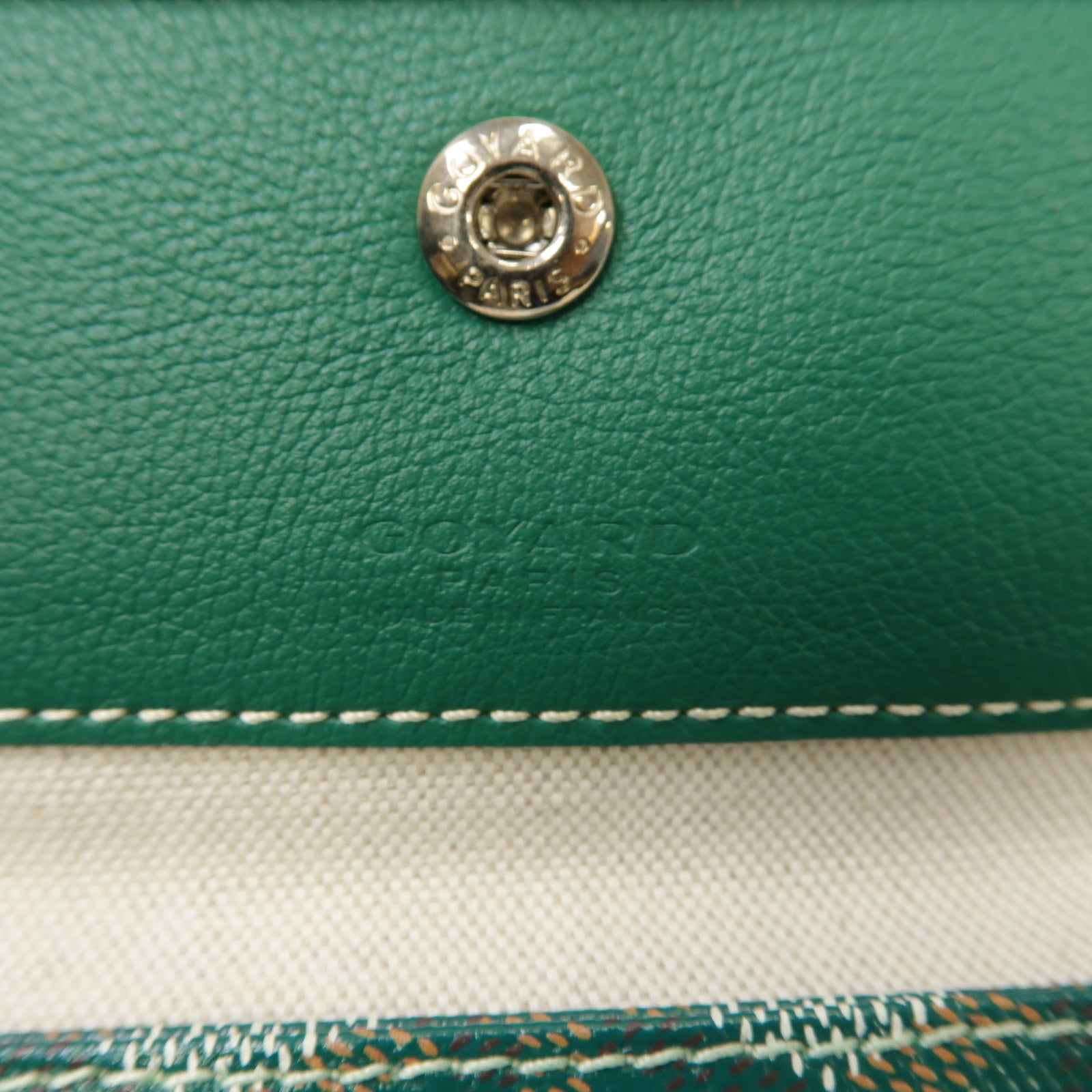 GOYARD 塗層帆布Saint Louis肩背袋綠色