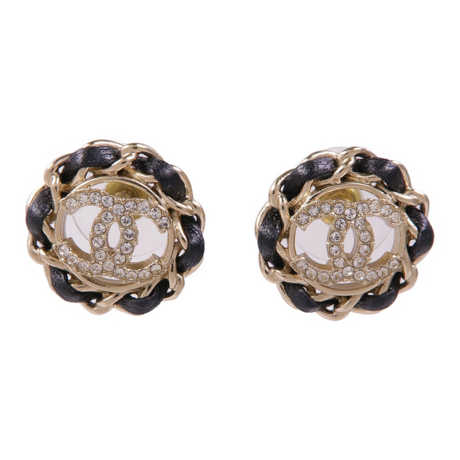 CHANEL 金屬/皮革Earrings耳環