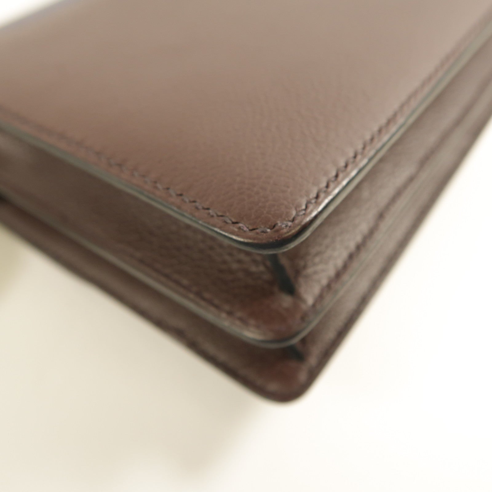 HERMES 【激減優惠】Evercolor皮革Mini Roulis金扣肩背袋Bleu Saphir