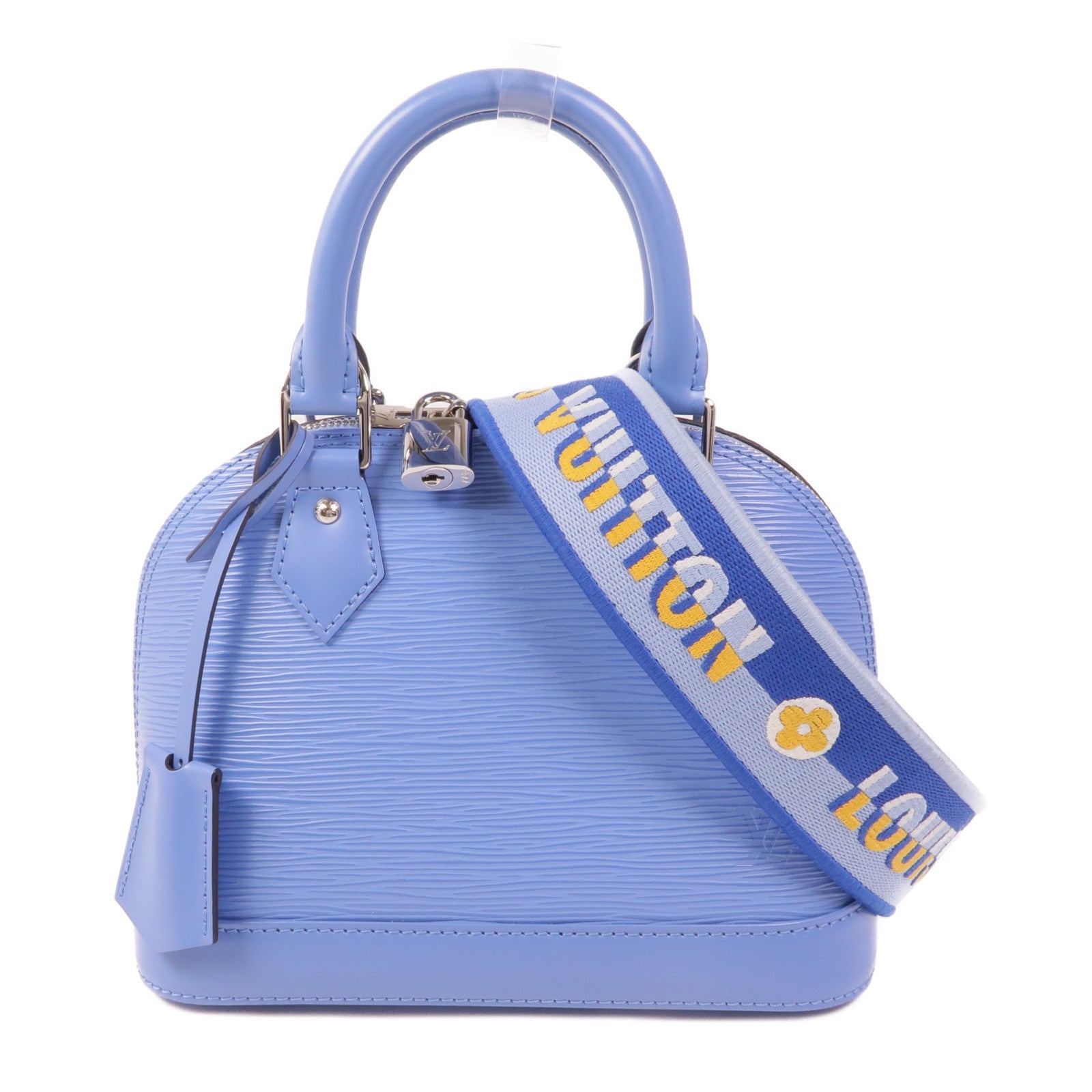 LOUIS VUITTON LV SHW Alma BB 2 Way Shoulder Bag M57426 Epi Leather Blue