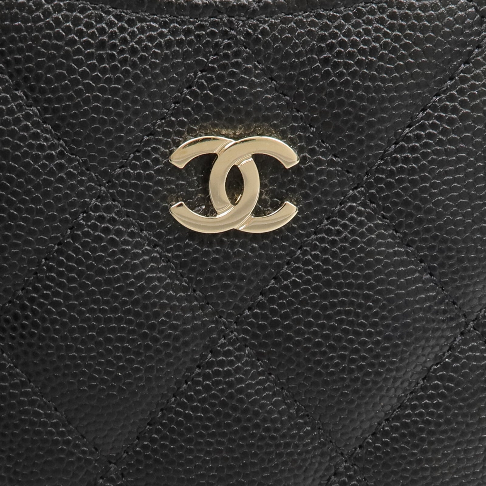CHANEL 牛皮皮革Classic Phone Pouch with Zipper長錢包/手機袋