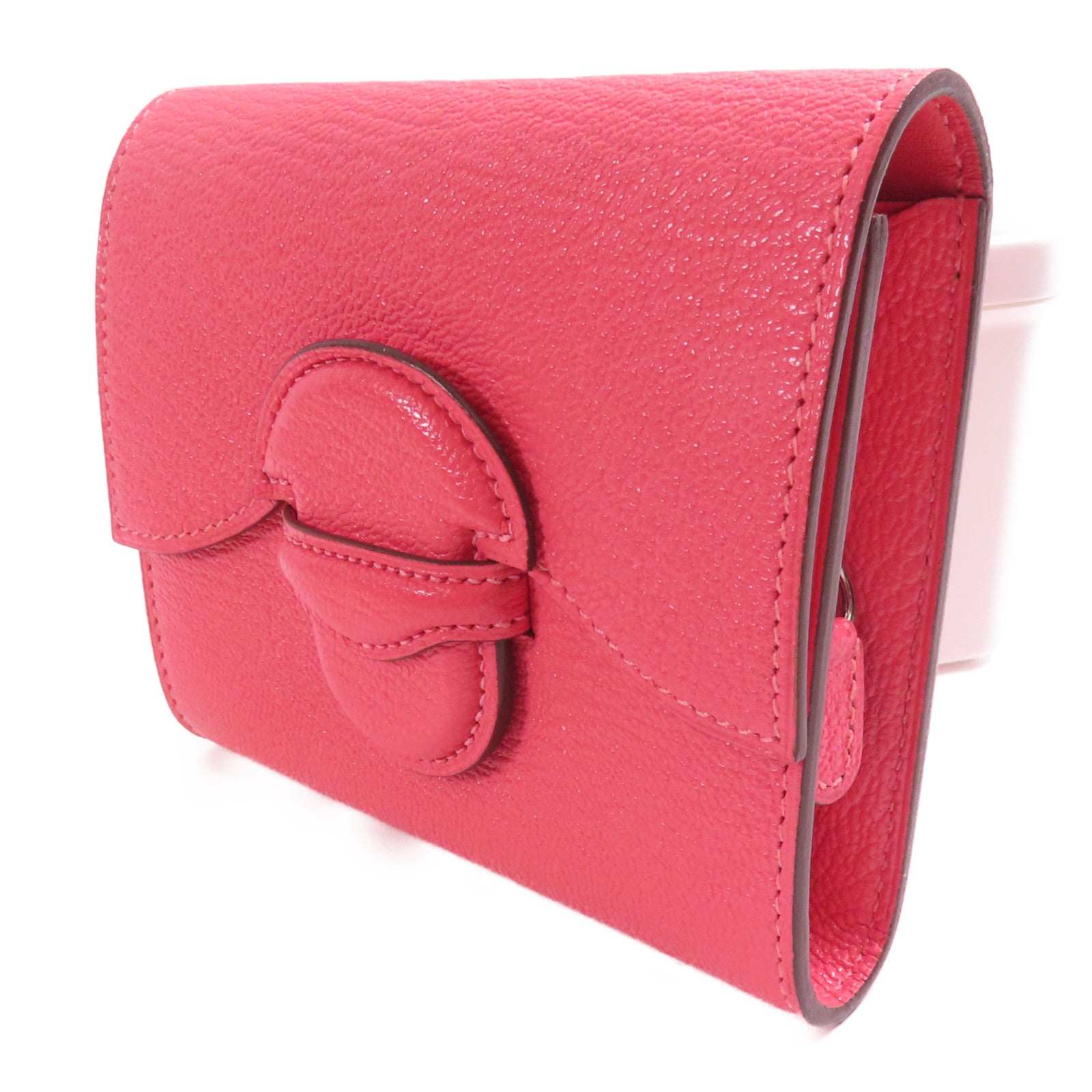 HERMES Chevre皮革1938-12Wallet錢包