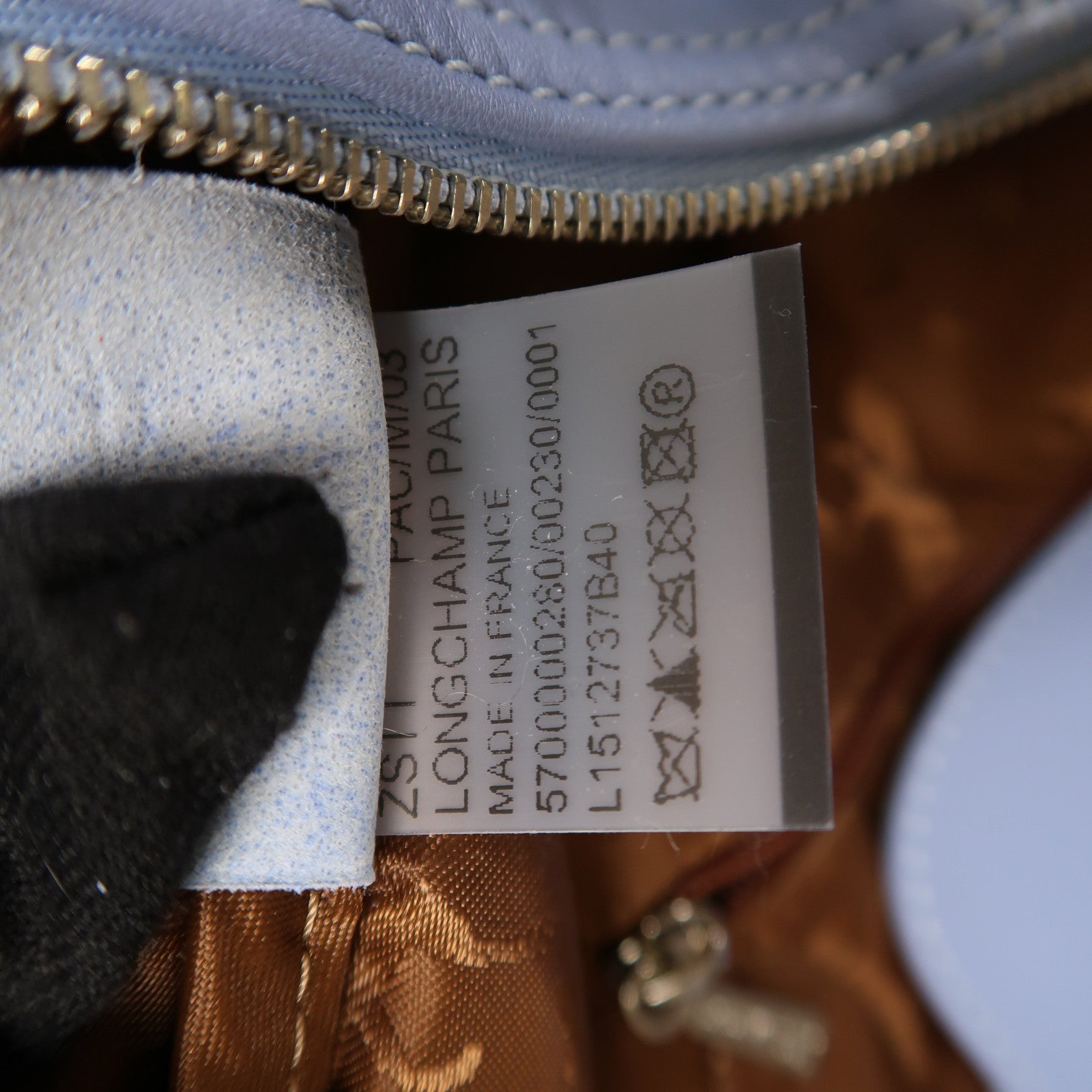 Longchamp 羊皮皮革Shoulder Bag銀扣手挽肩背兩用袋粉紅色