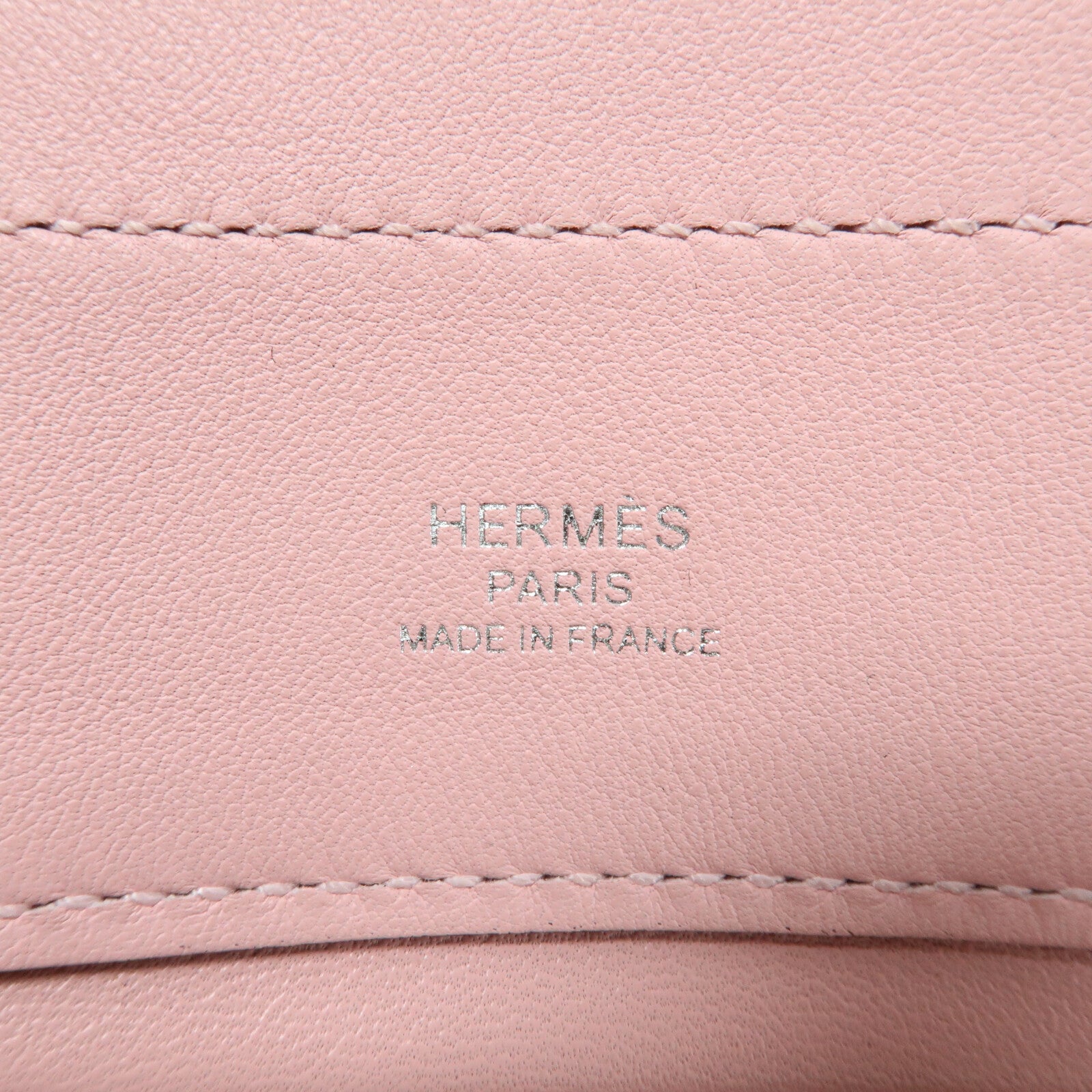 HERMES Swift皮革Aline Mini銀扣肩背袋Rose Sakura