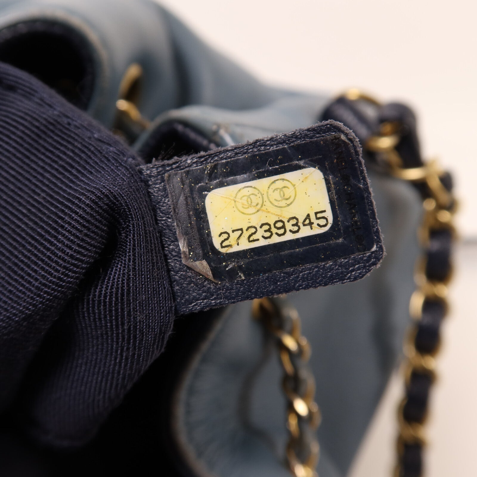 CHANEL 【激減優惠】羊皮皮革Chain Shoulder金扣鏈帶肩背袋