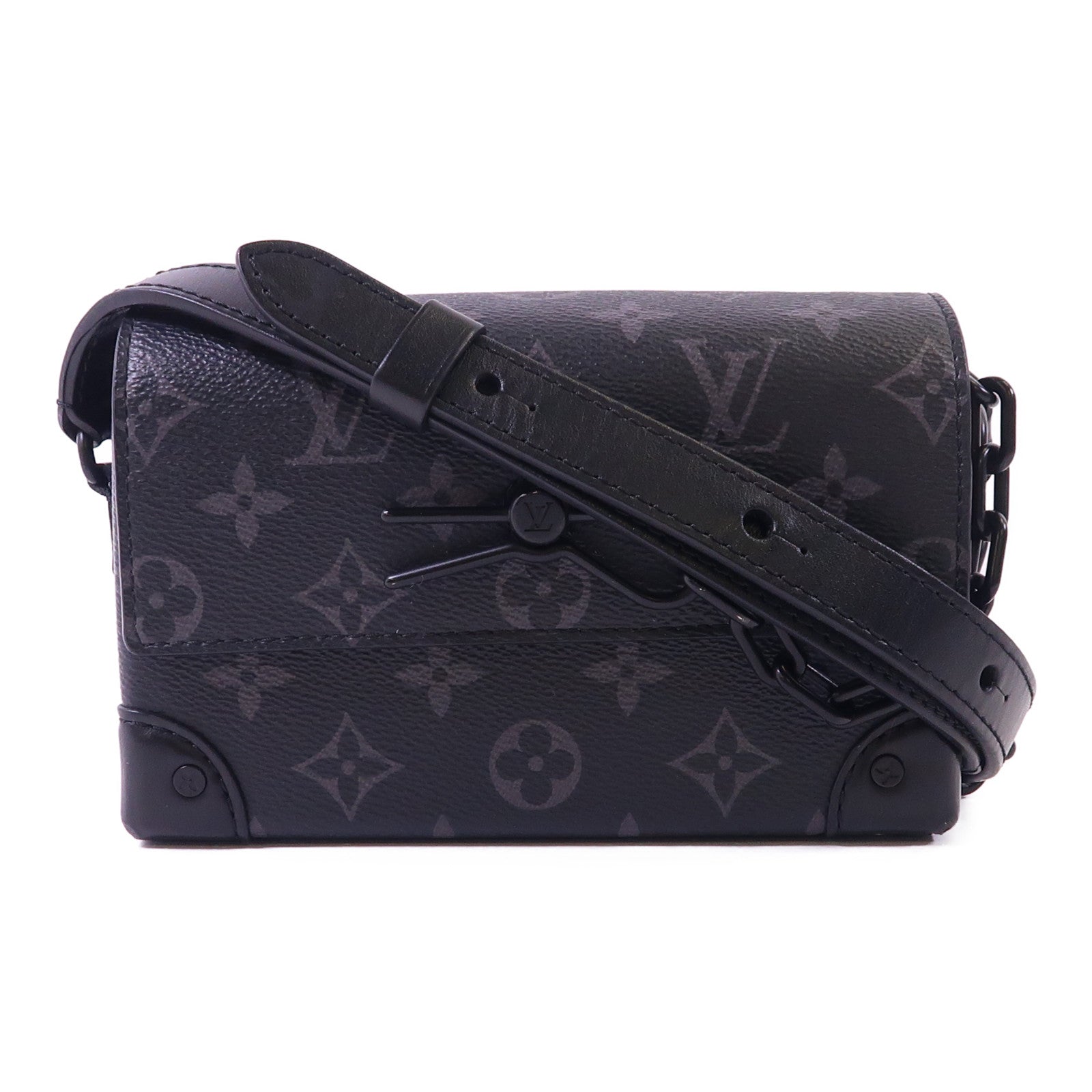 LOUIS VUITTON Monogram Eclipse Steamer Wearable Wallet肩背袋