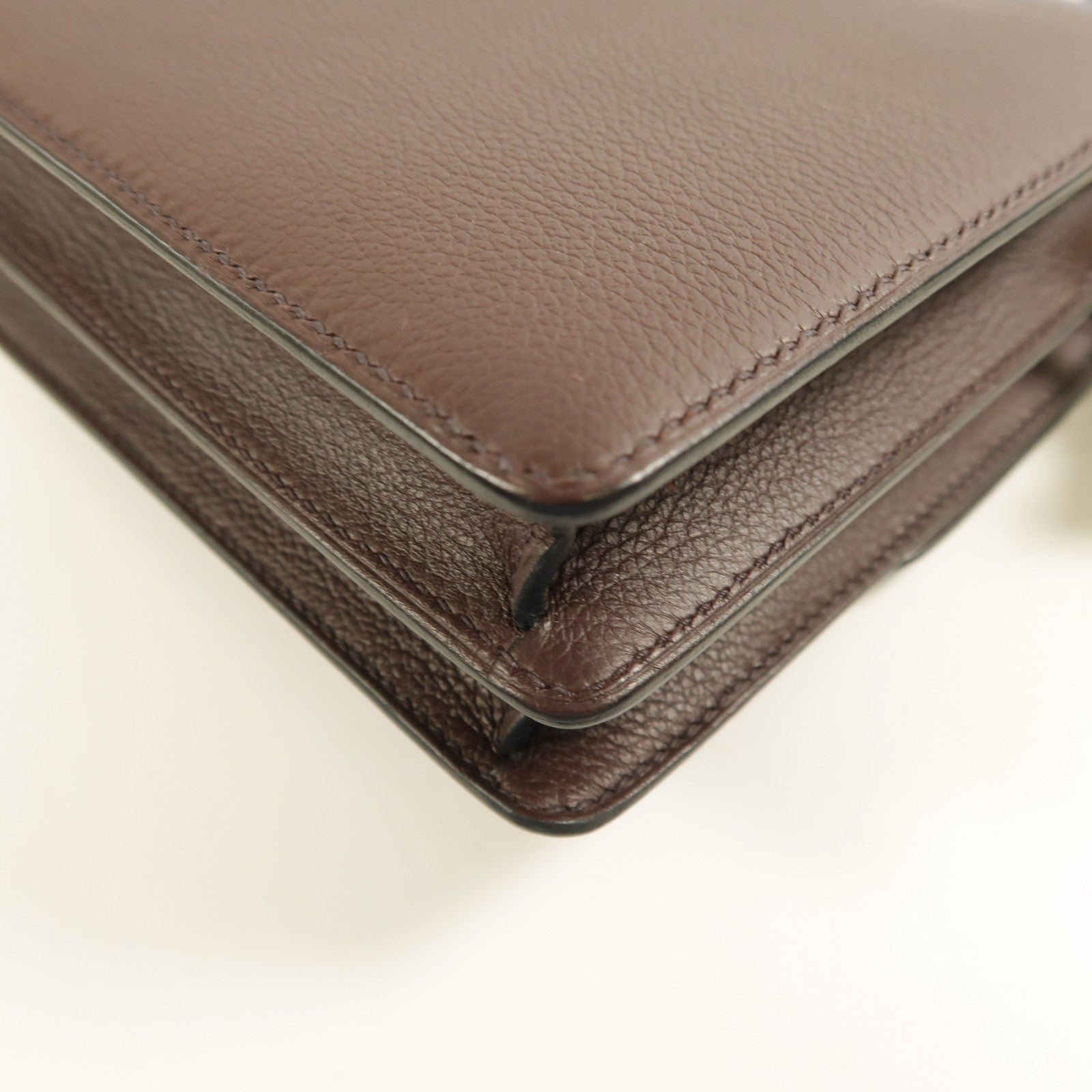HERMES 【激減優惠】Evercolor皮革Mini Roulis金扣肩背袋Bleu Saphir