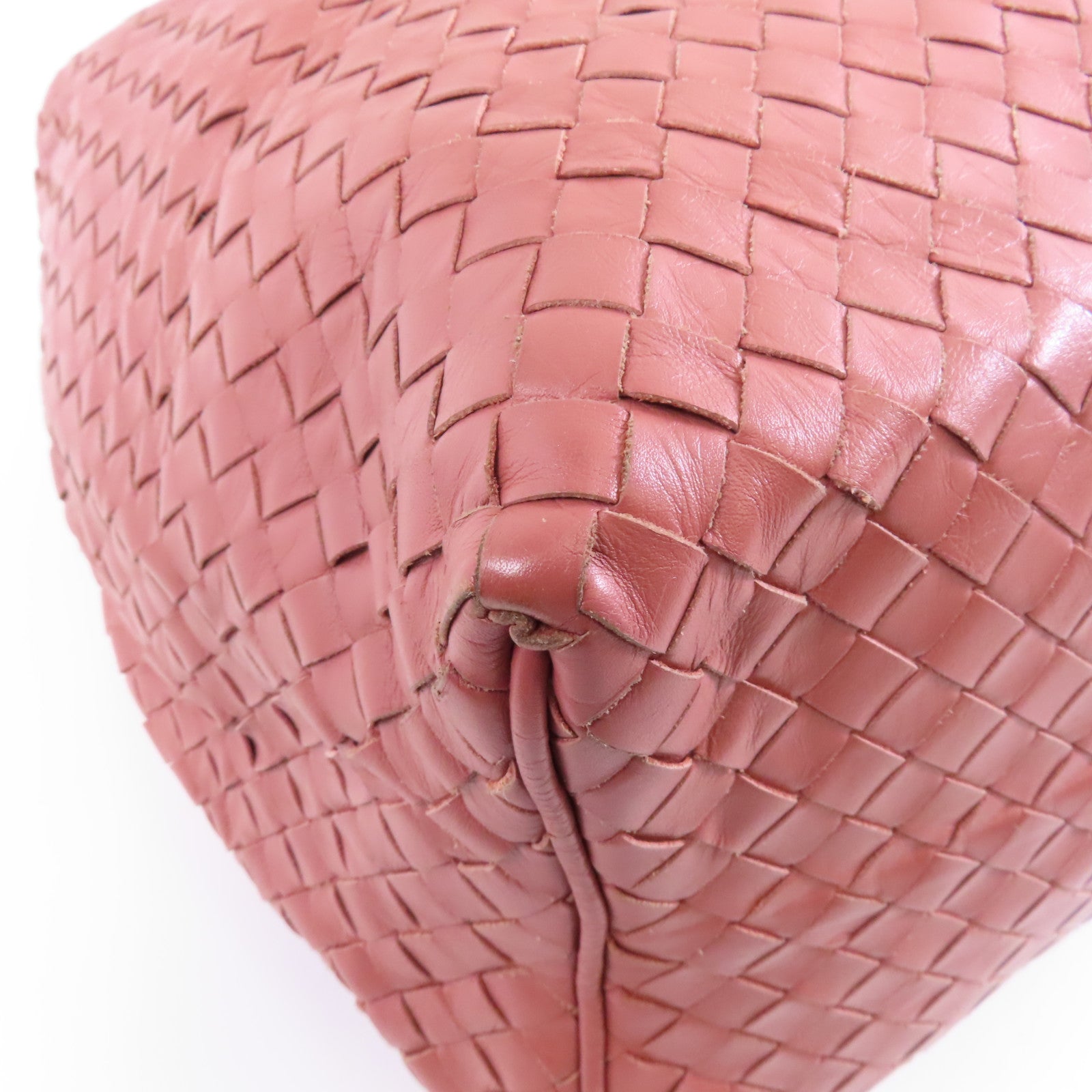 BOTTEGA VENETA 皮革Shoulder Bag肩背袋粉紅色