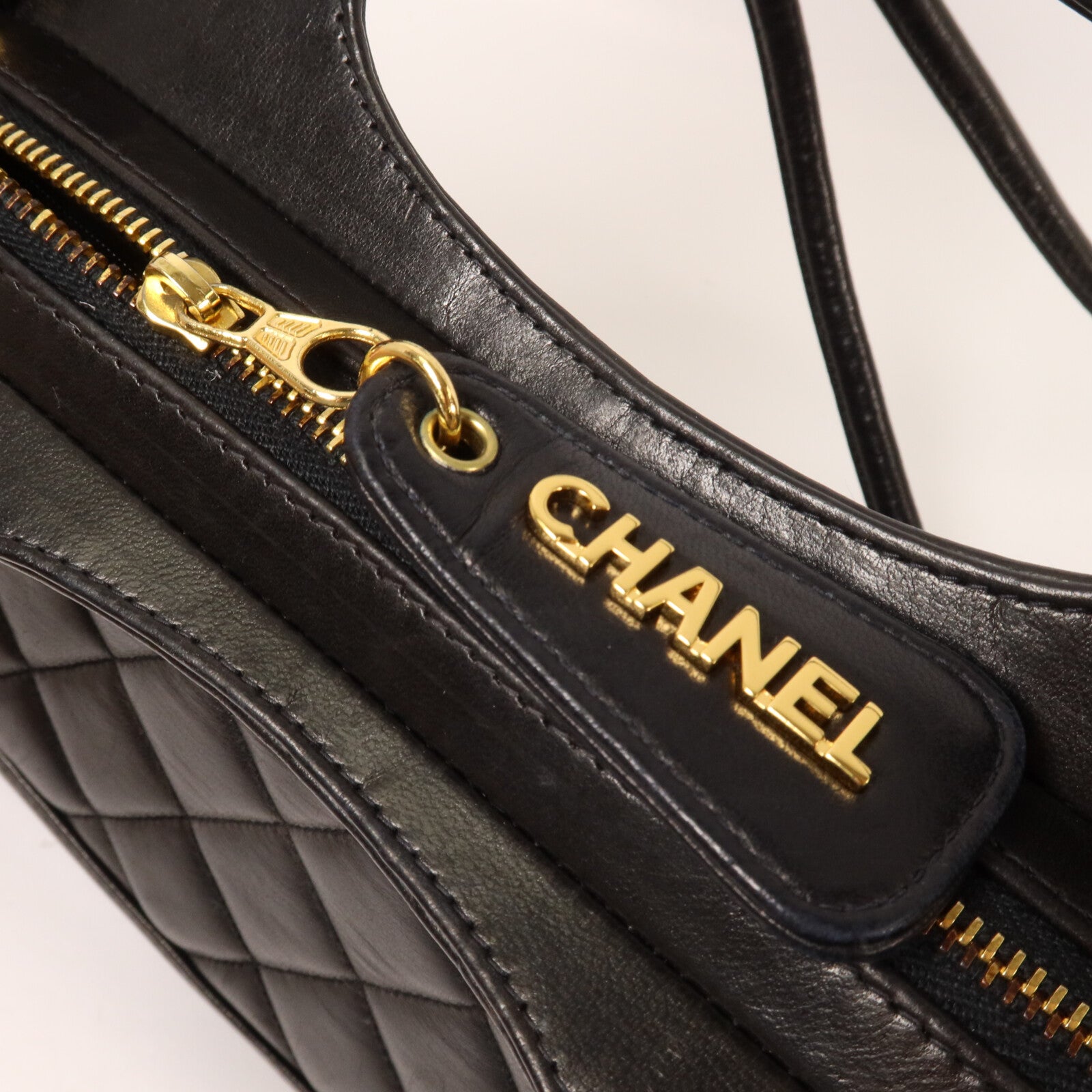 CHANEL 羊皮皮革Vintage手挽肩背兩用袋