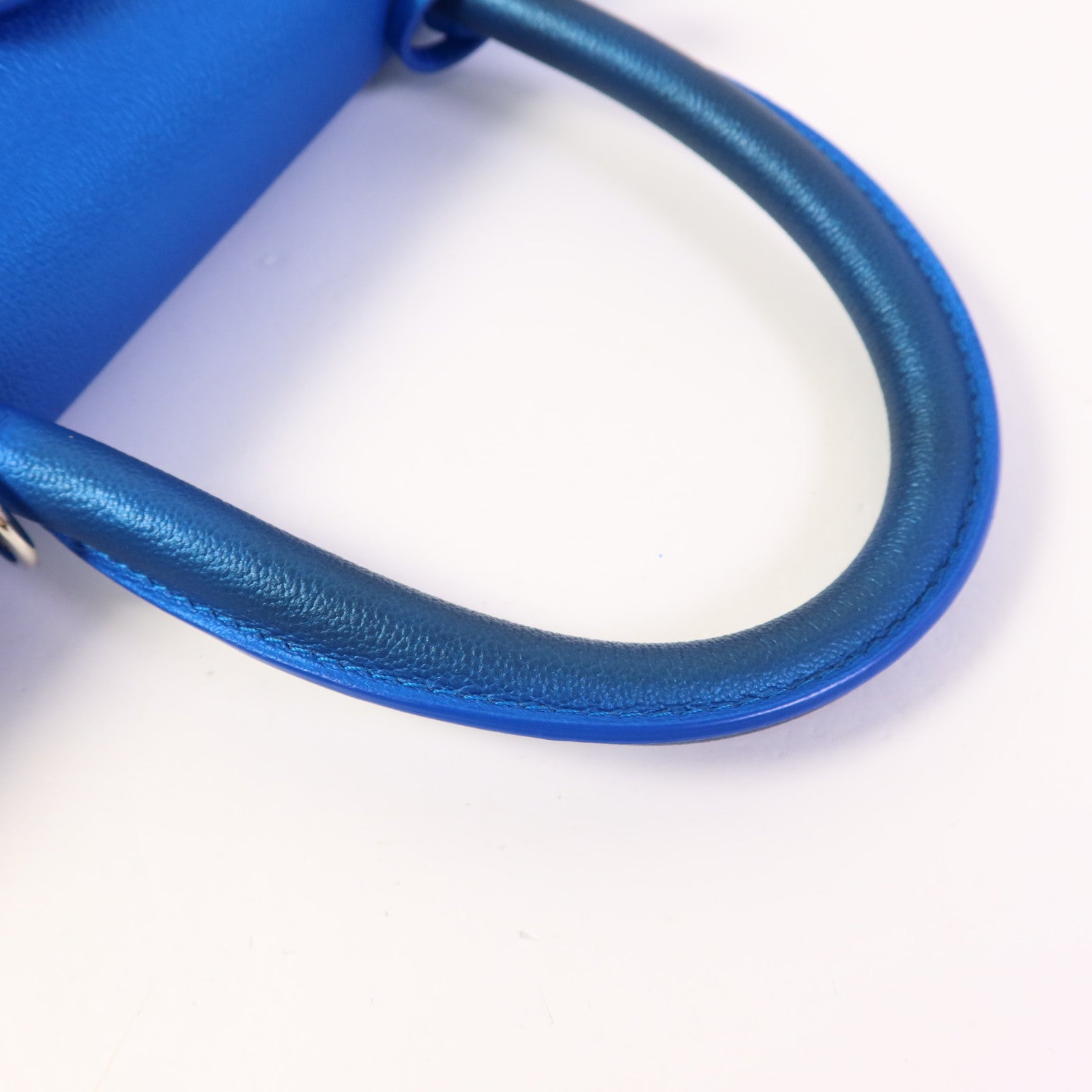 Delvaux 牛皮皮革Brillant MM銀扣手挽肩背兩用袋