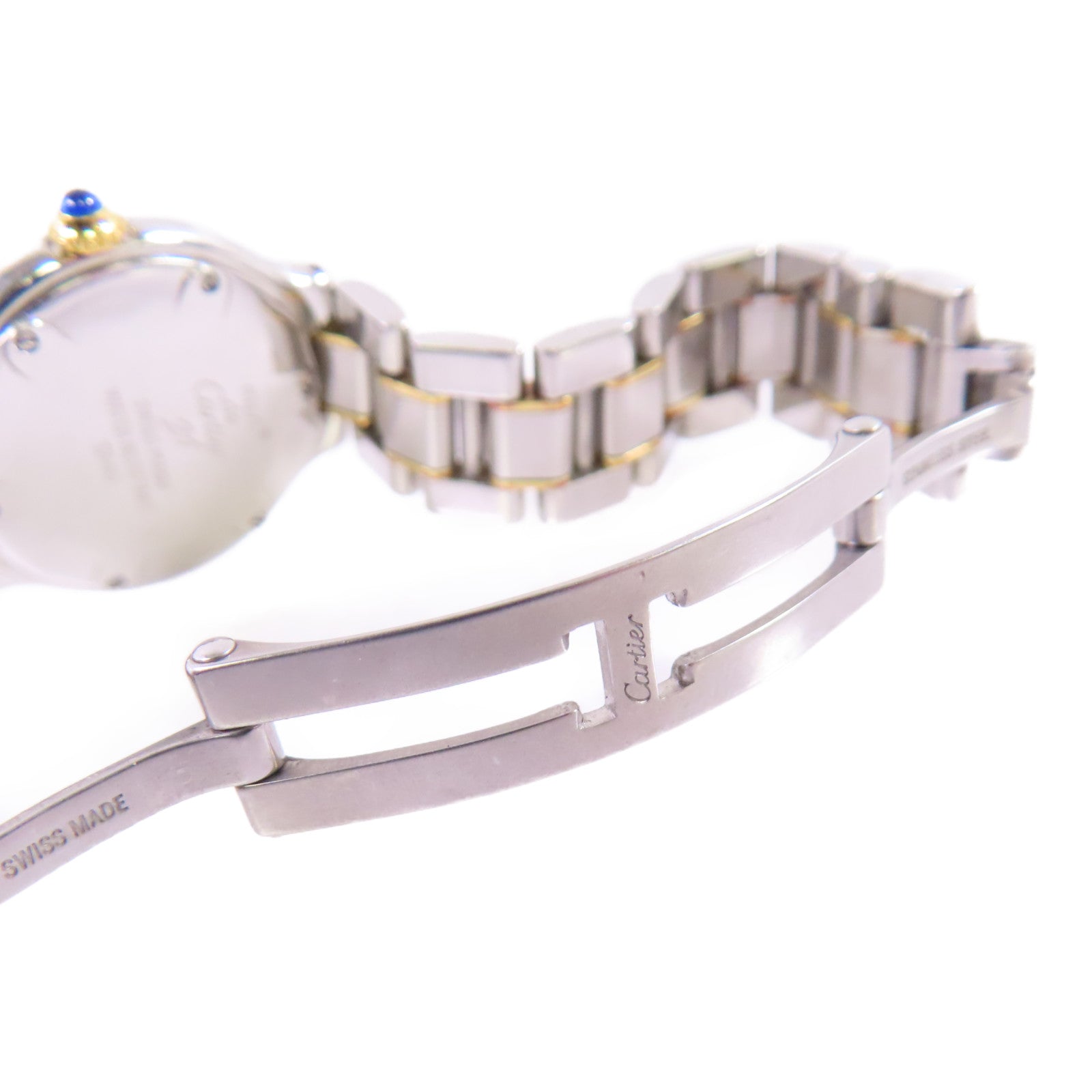 CARTIER 21 Must de Cartier W10073R6 Quartz Watch 18K YG Stainless Steel