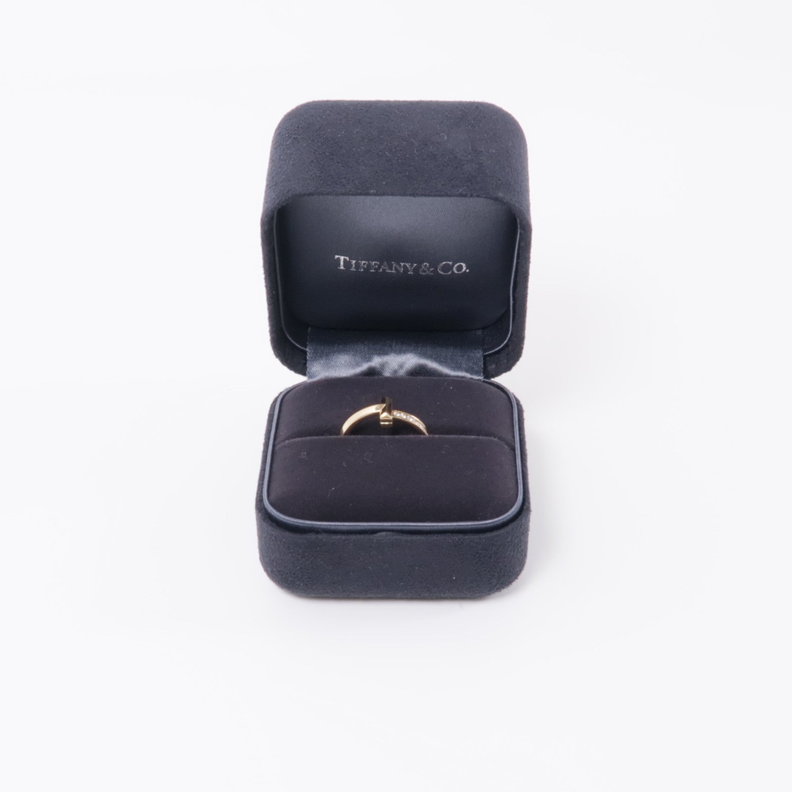 TIFFANY＆CO 18K玫瑰金T-One Ring戒指US#5.5