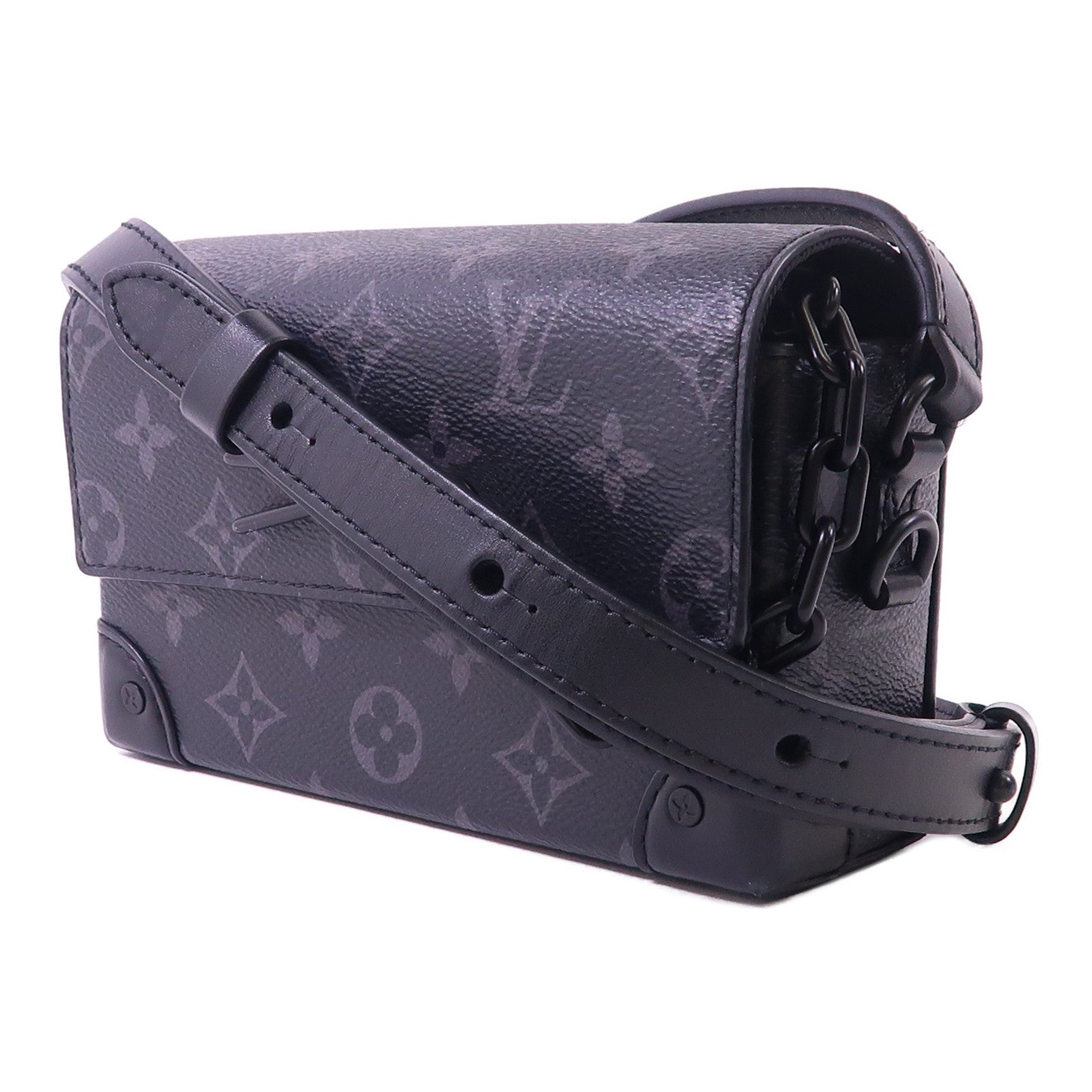 LOUIS VUITTON Monogram Eclipse Steamer Wearable Wallet肩背袋