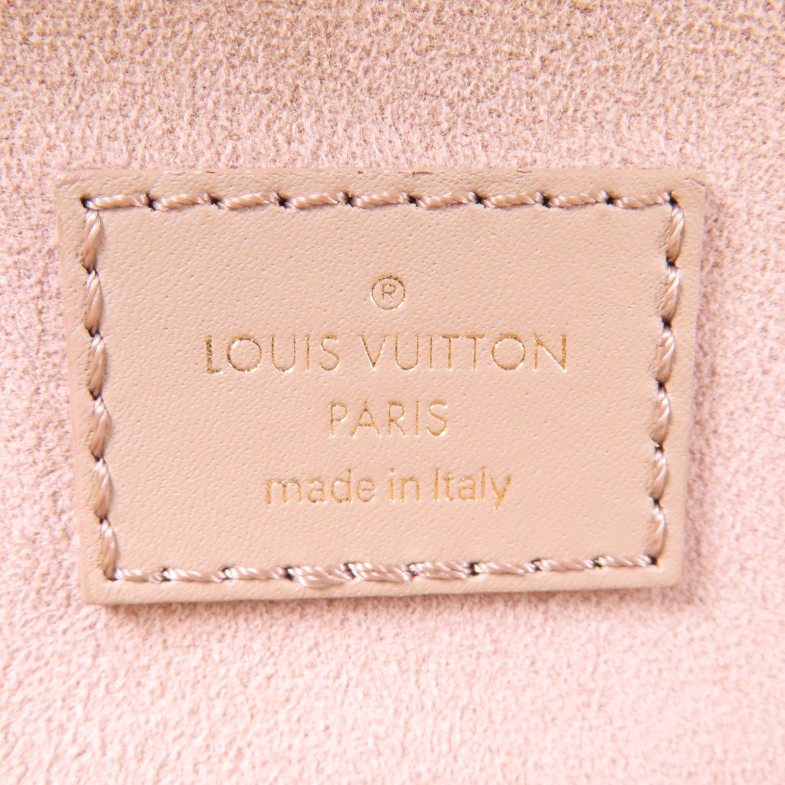 LOUIS VUITTON 【激減優惠】Monogram Empreinte Giant Vanity金扣手挽肩背兩用袋米色