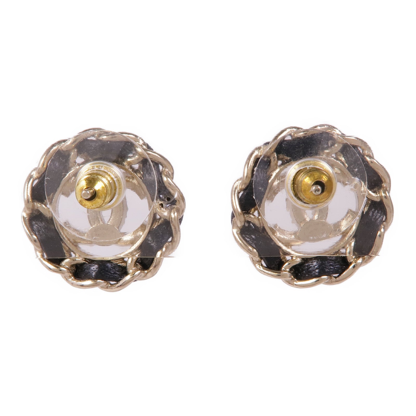 CHANEL 金屬/皮革Earrings耳環