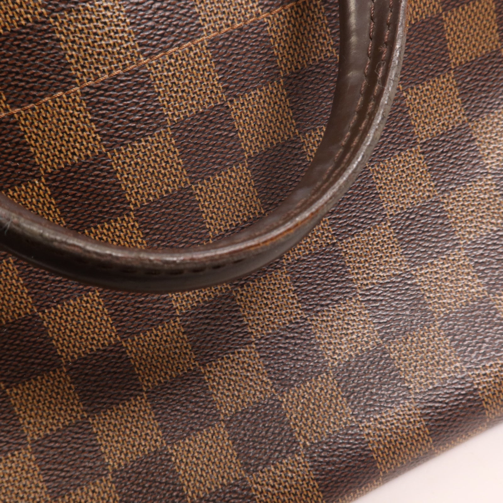 LOUIS VUITTON Damier Kensington Bowling金扣手挽袋