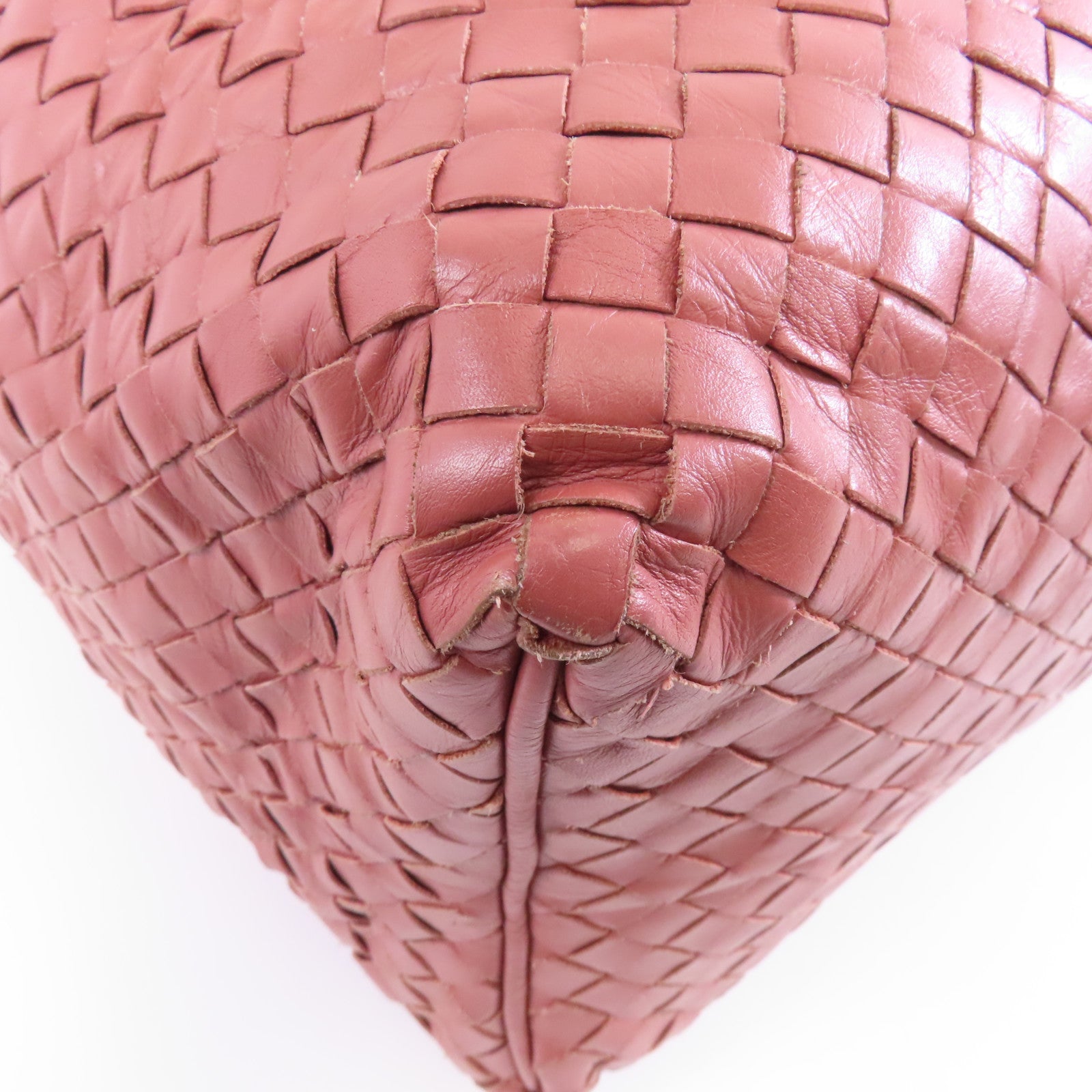 BOTTEGA VENETA 皮革Shoulder Bag肩背袋粉紅色