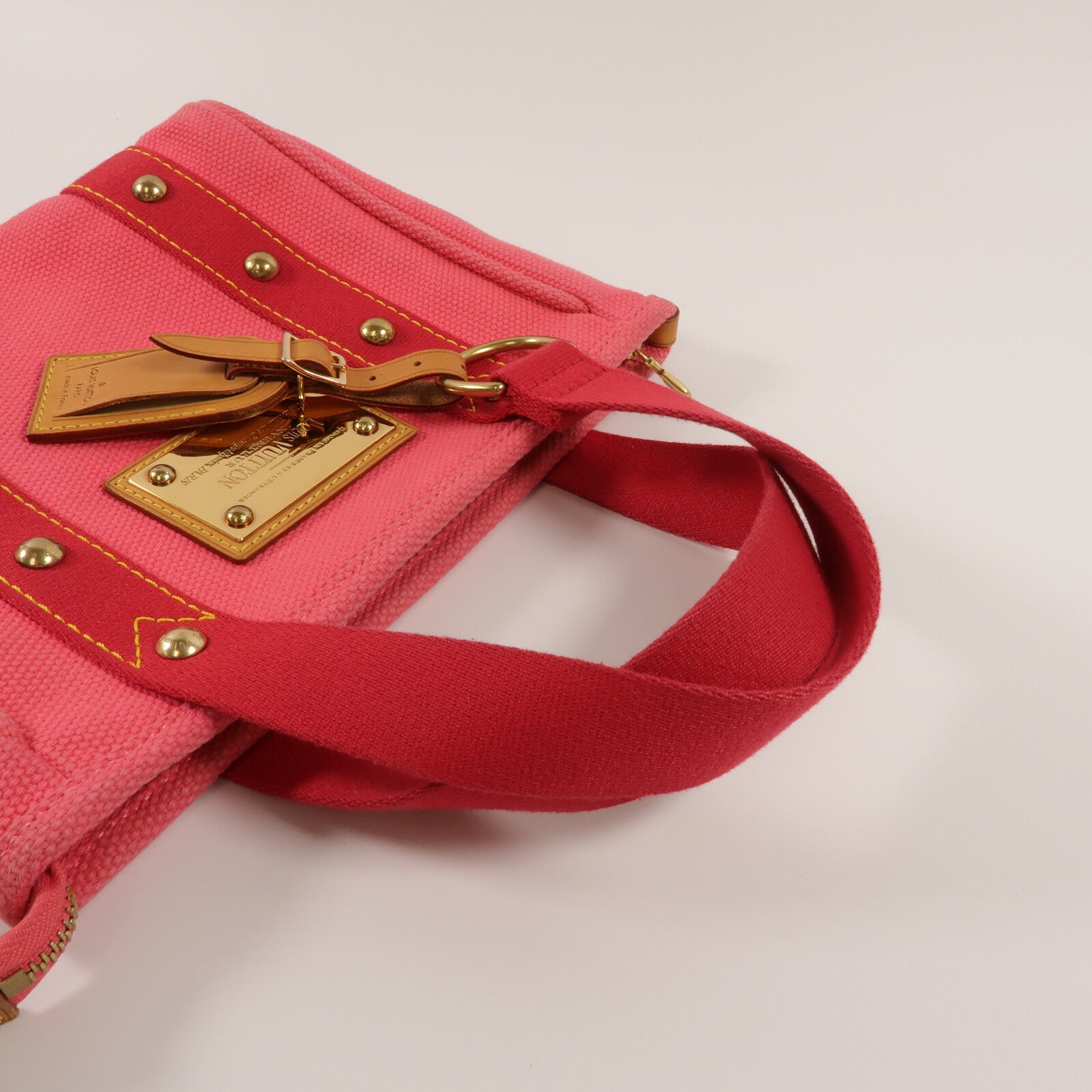LOUIS VUITTON 帆布Antique Cabas PM手挽袋
