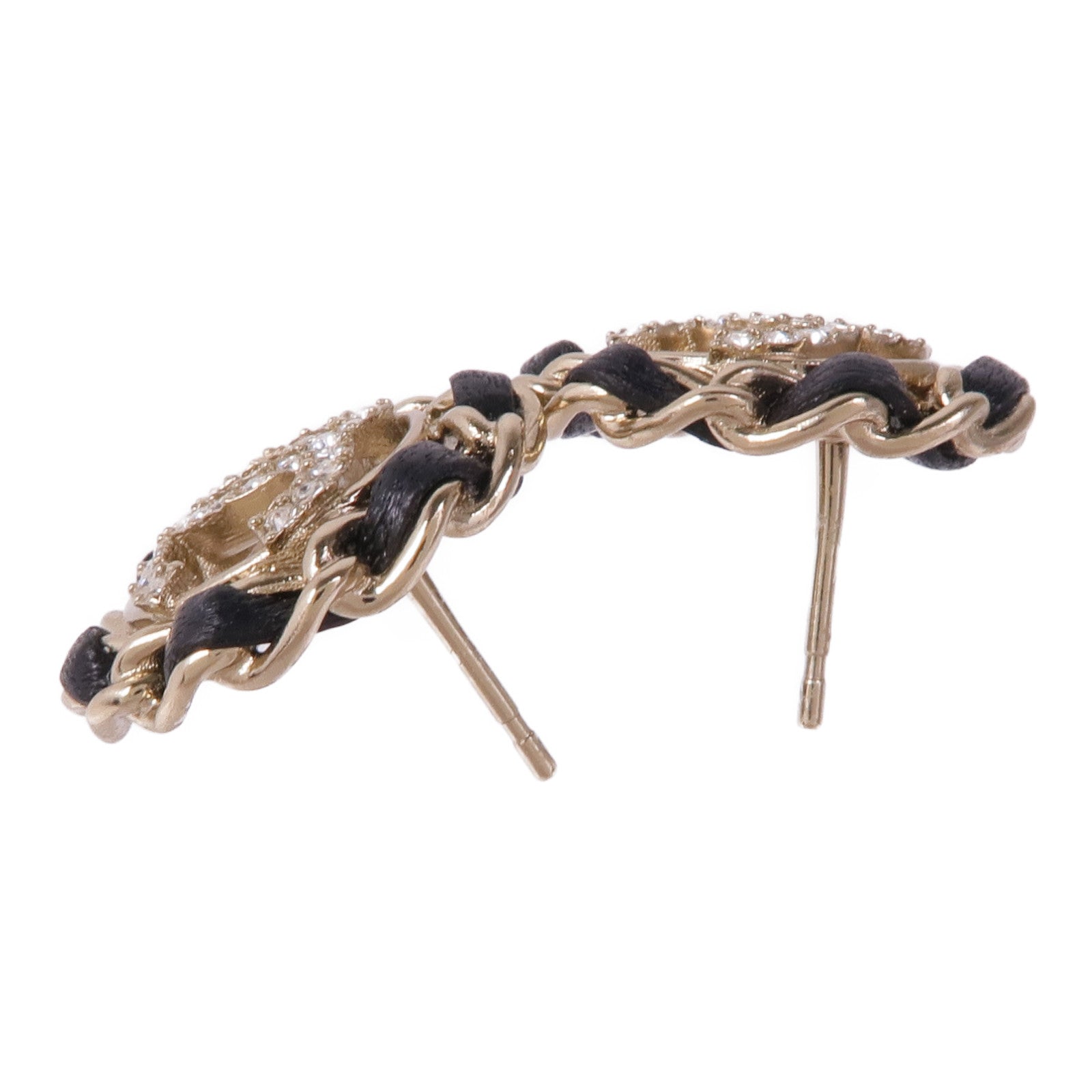 CHANEL 金屬/皮革Earrings耳環