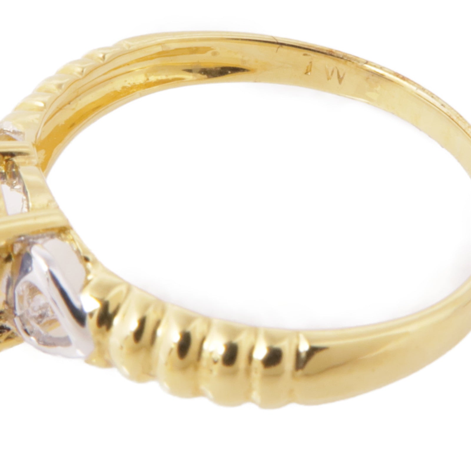 JEWELRY 【激減優惠】18K黃金Ring戒指US#4.75