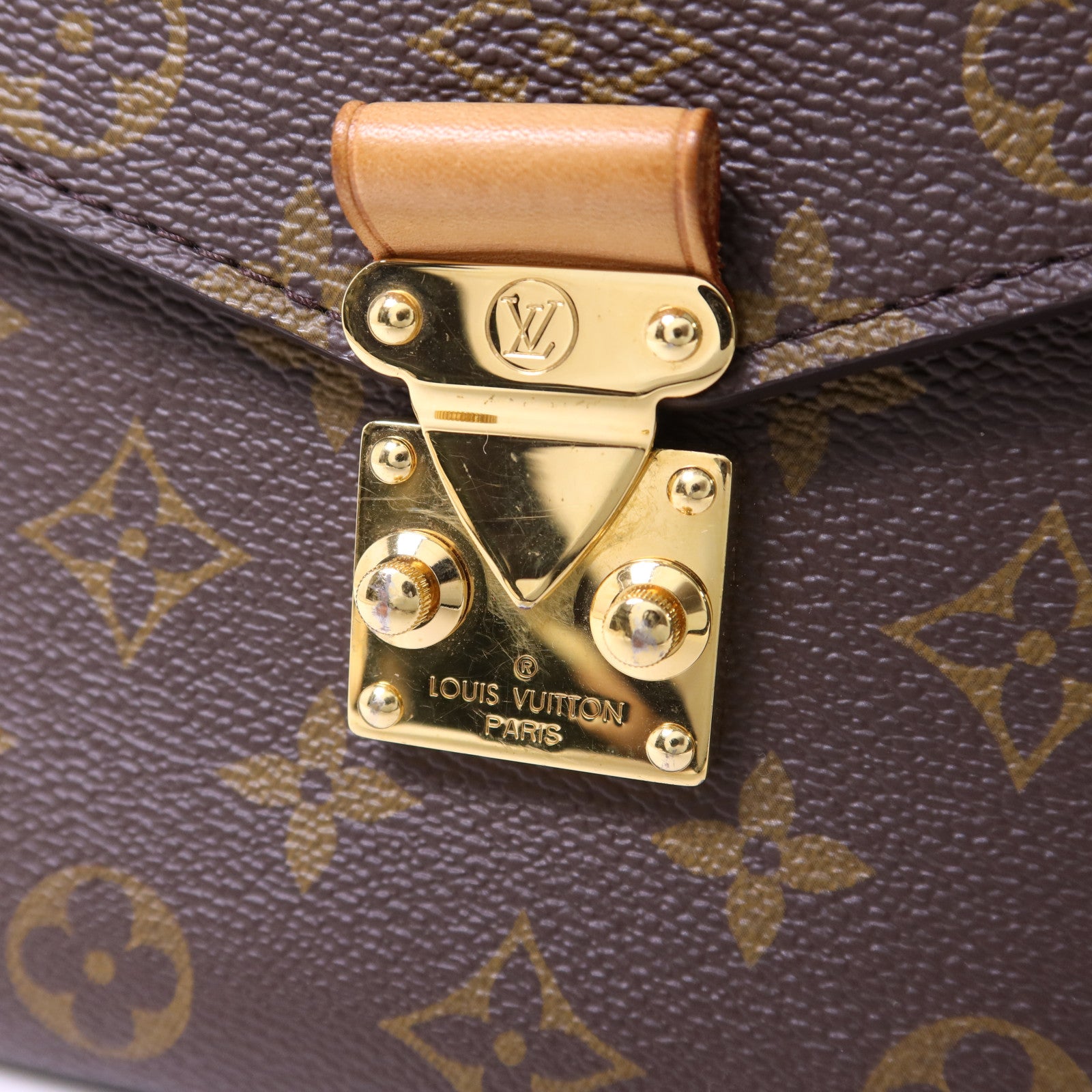 LOUIS VUITTON Monogram Pochette Metis MM金扣手挽肩背兩用袋