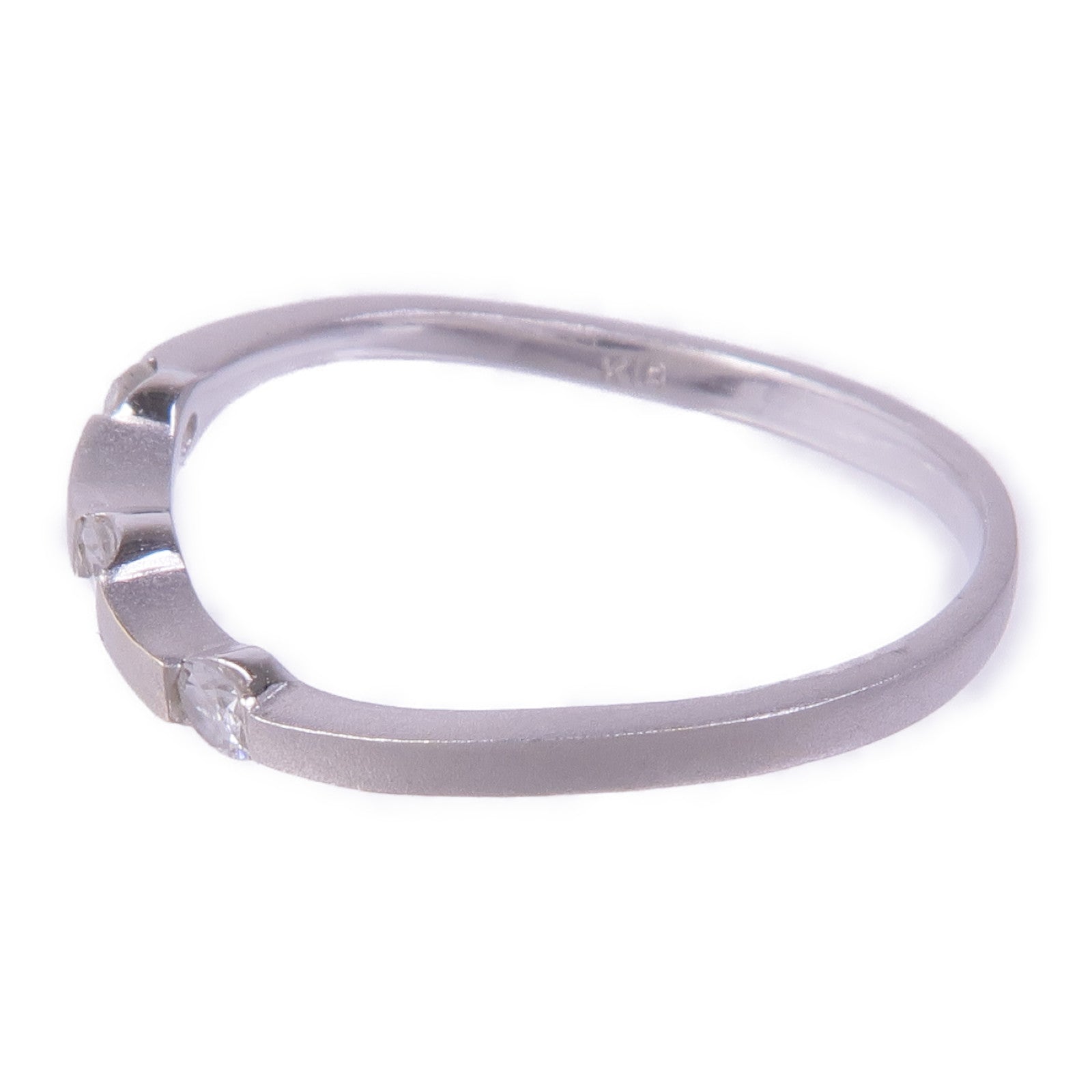 JEWELRY 【激減優惠】18K白金Diamond Ring鑽石戒指US#5.25