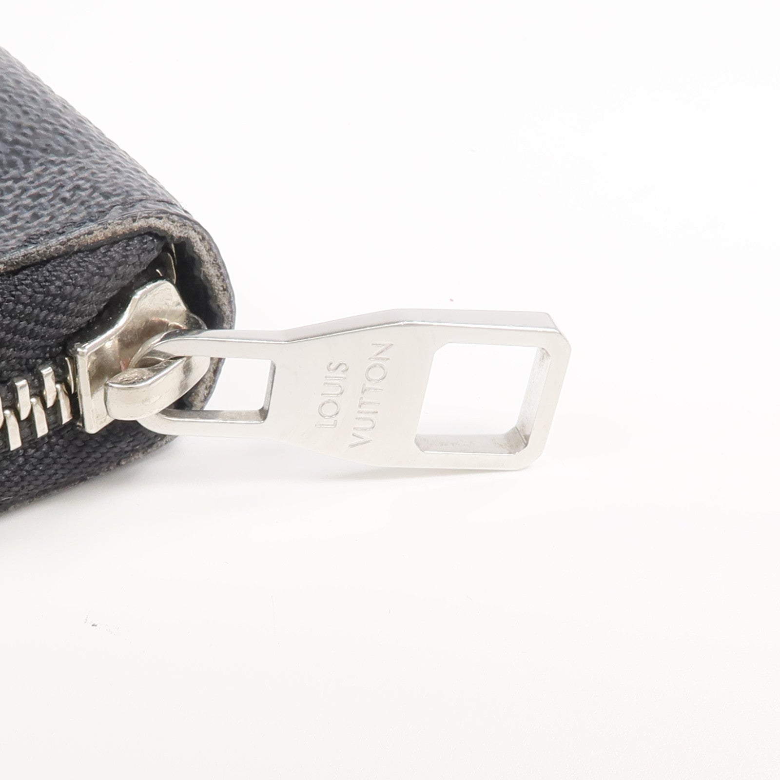 LOUIS VUITTON Damier Graphite Zippy Organizer銀扣長錢包
