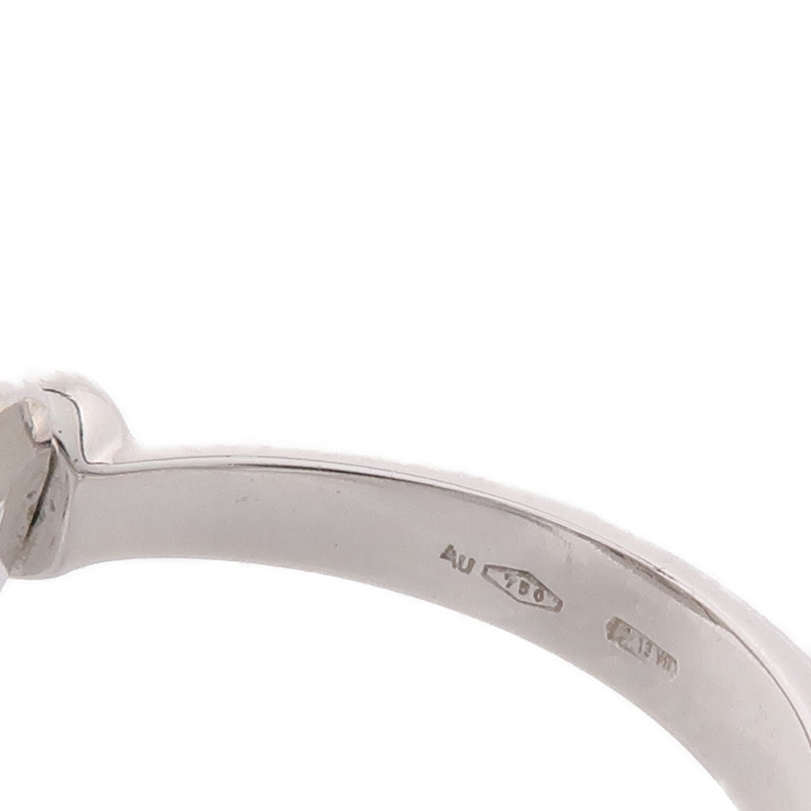 BVLGARI 18K白金Bvlgari Bvlgari Ring鑽石戒指US#5.5